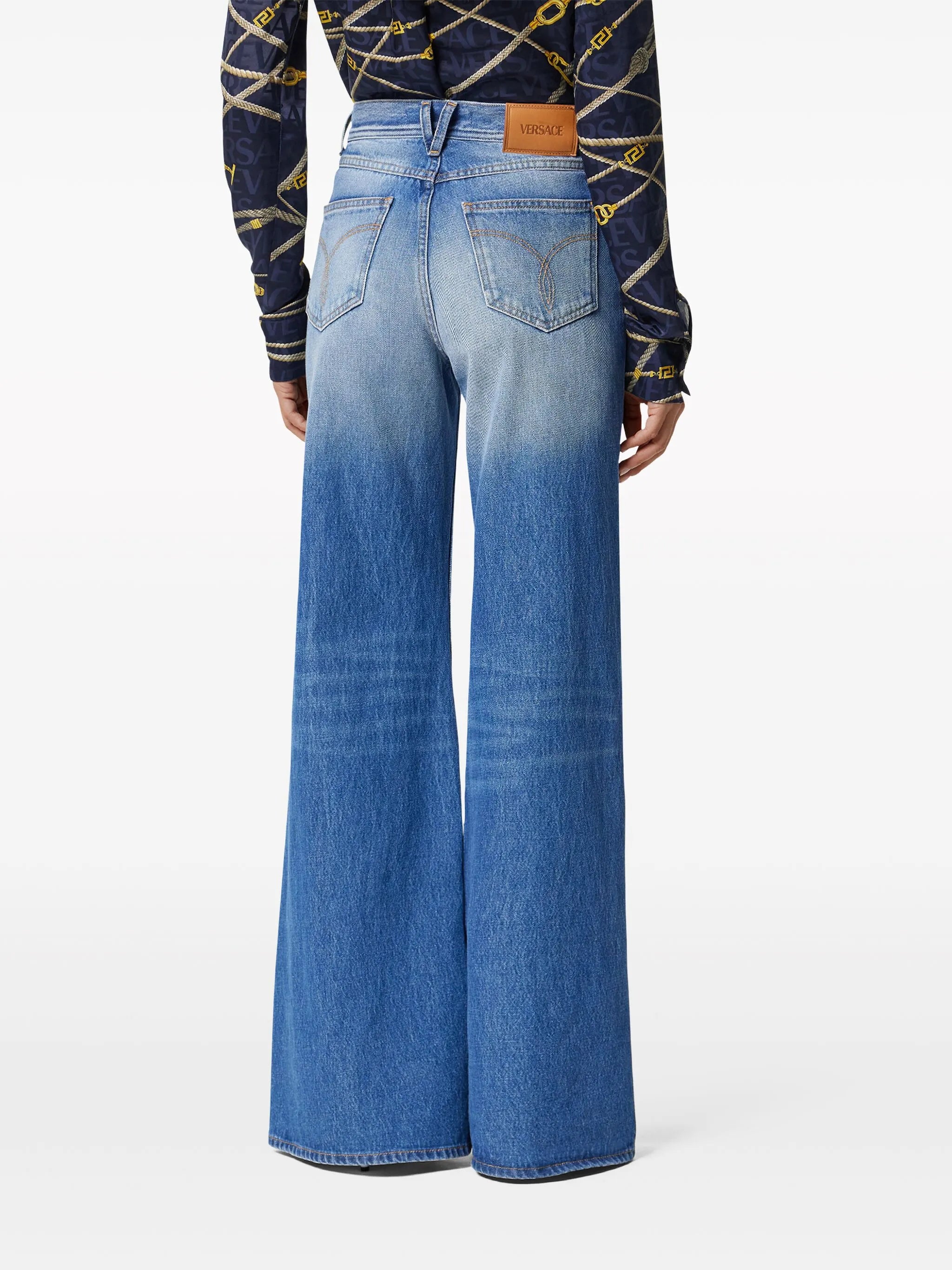Medusa 95 mid-rise flared jeans