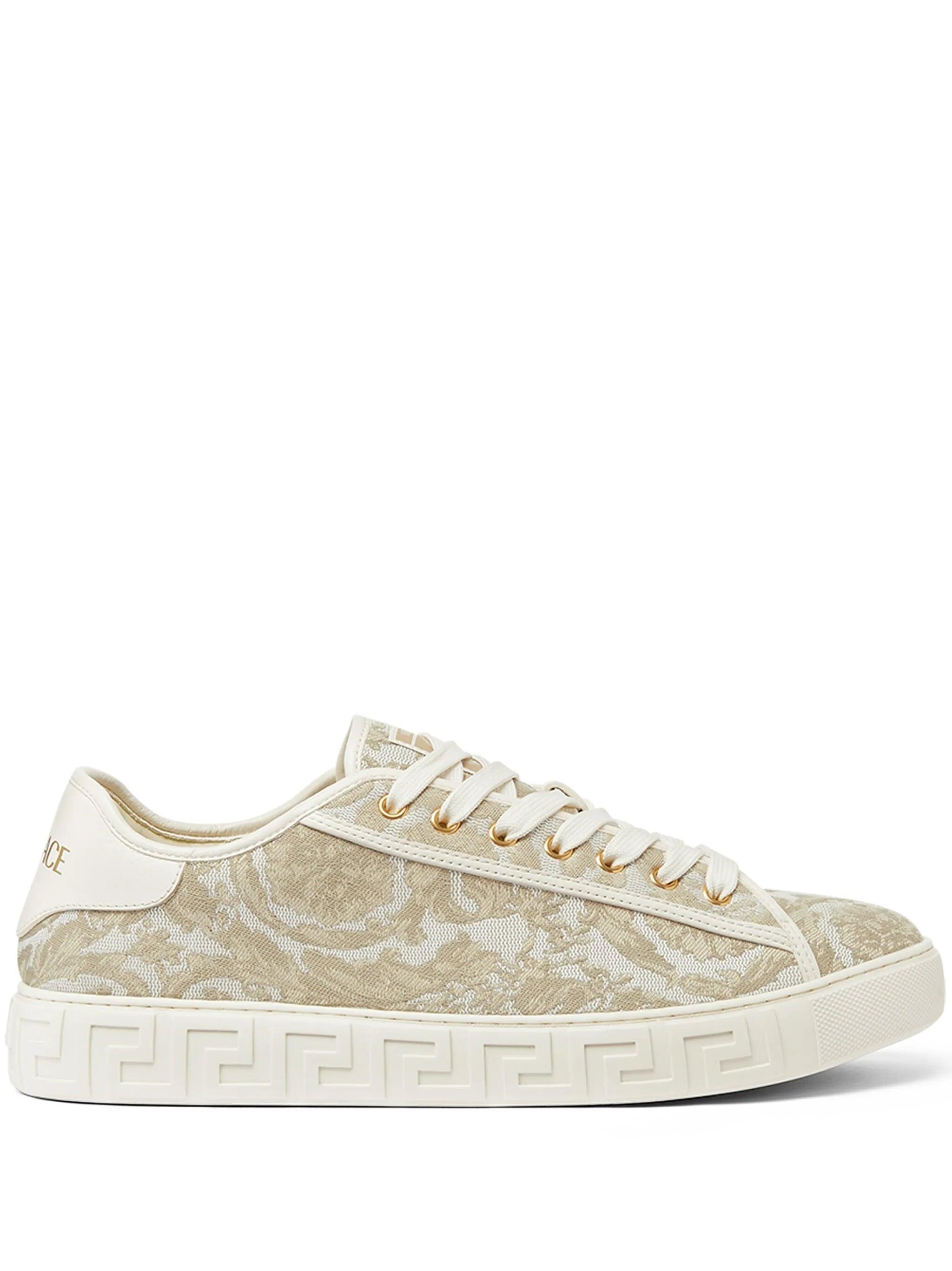 Greca jacquard sneakers