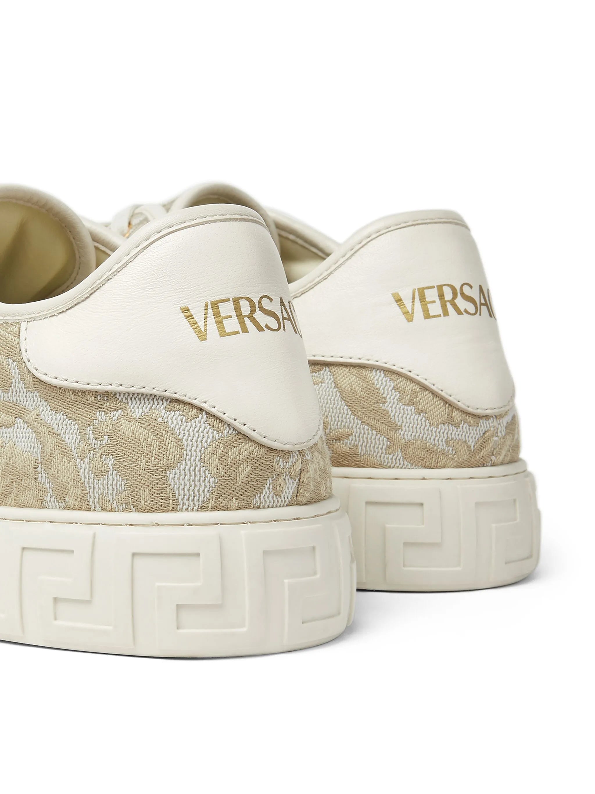 Greca jacquard sneakers