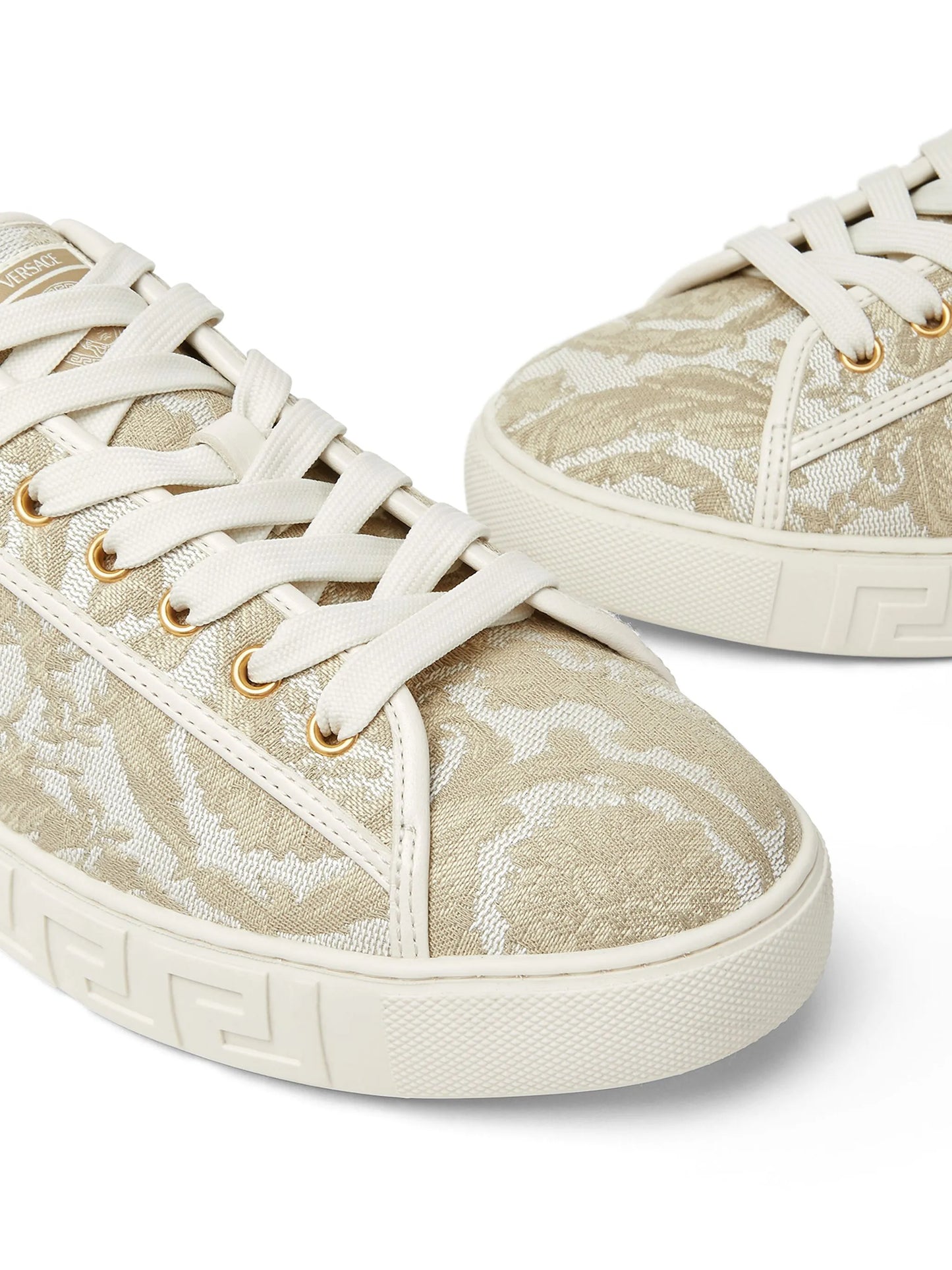 Greca jacquard sneakers