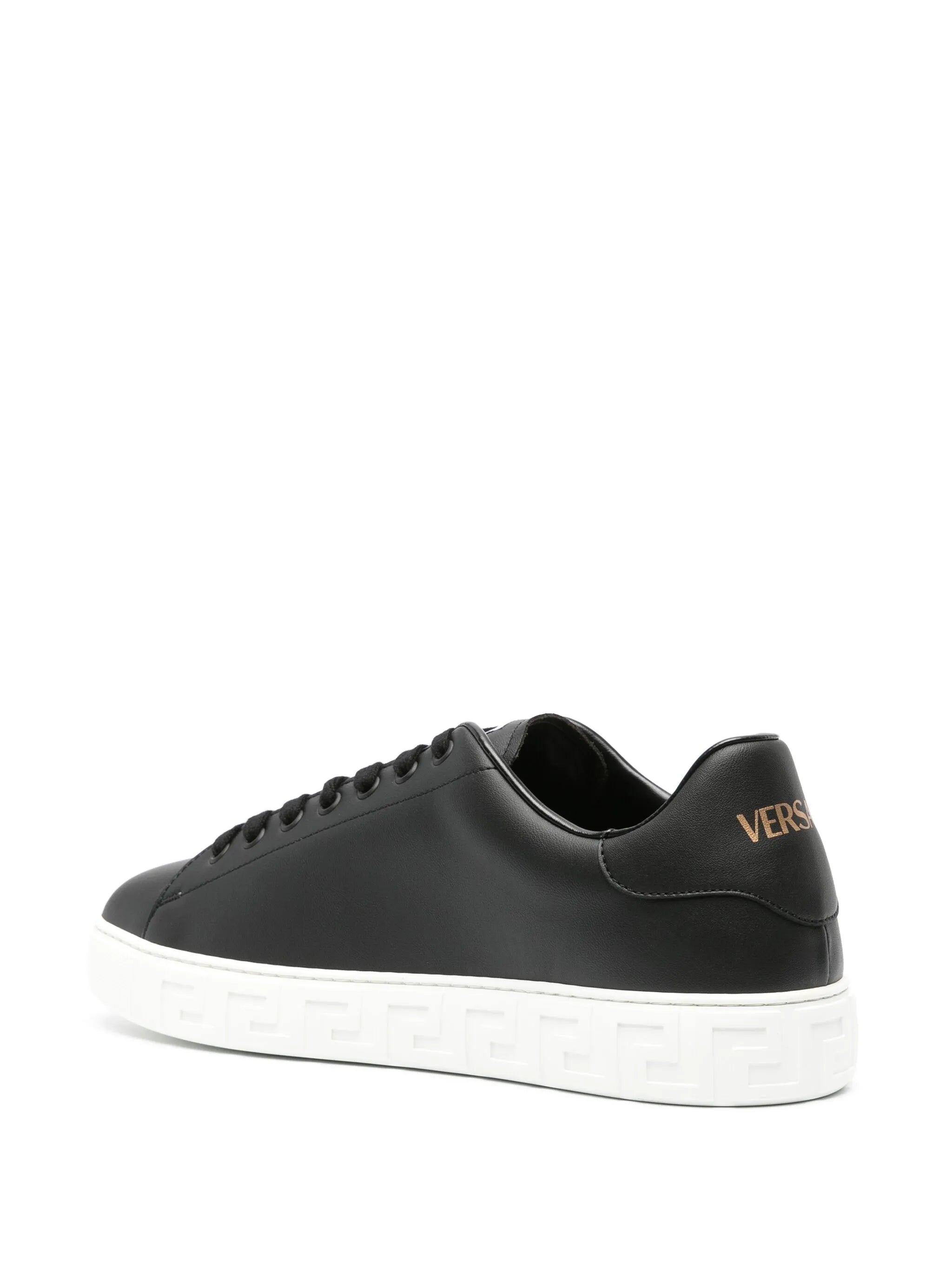 Greca faux-leather sneakers