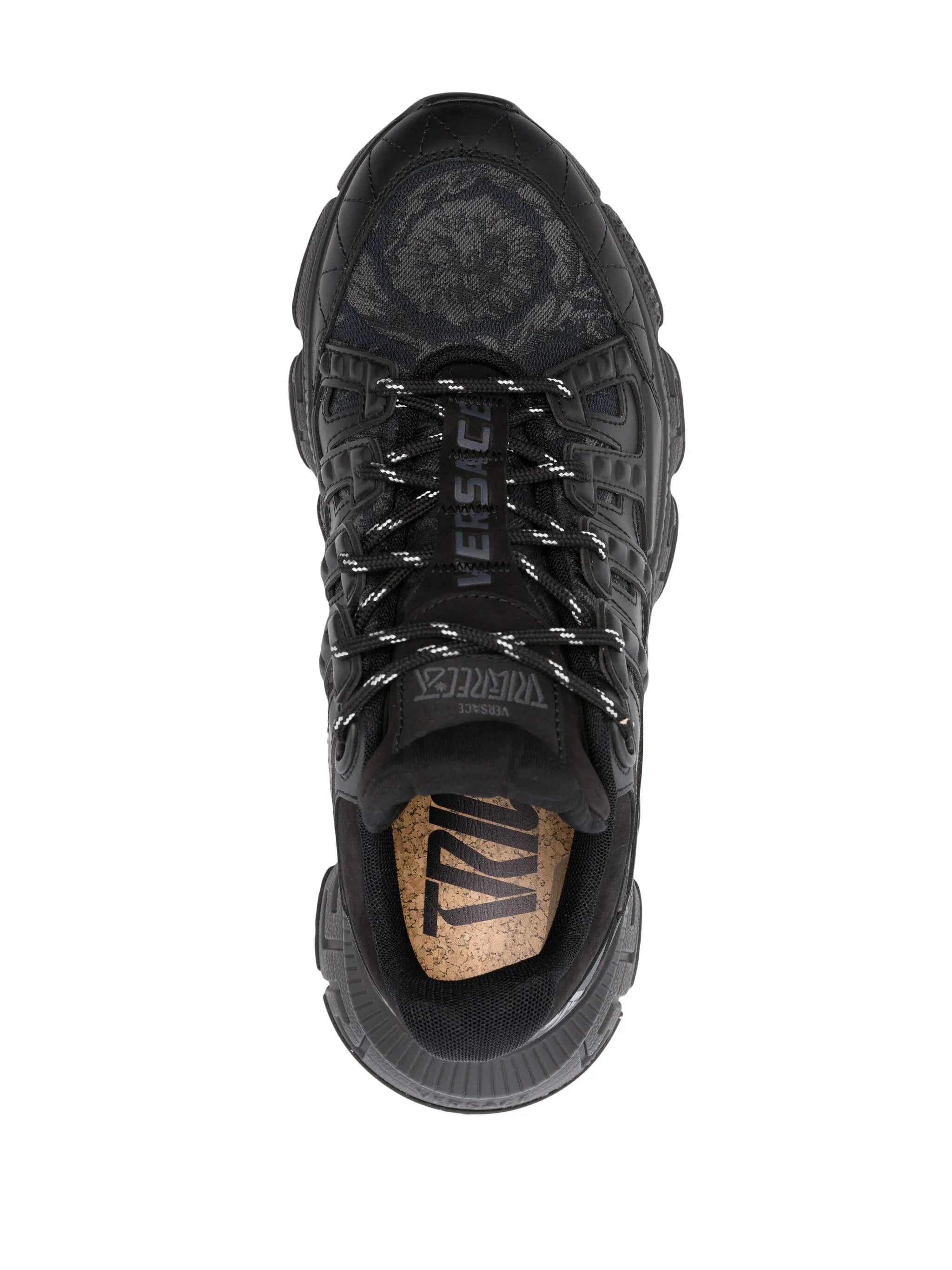 Trigreca Barocco-jacquard sneakers
