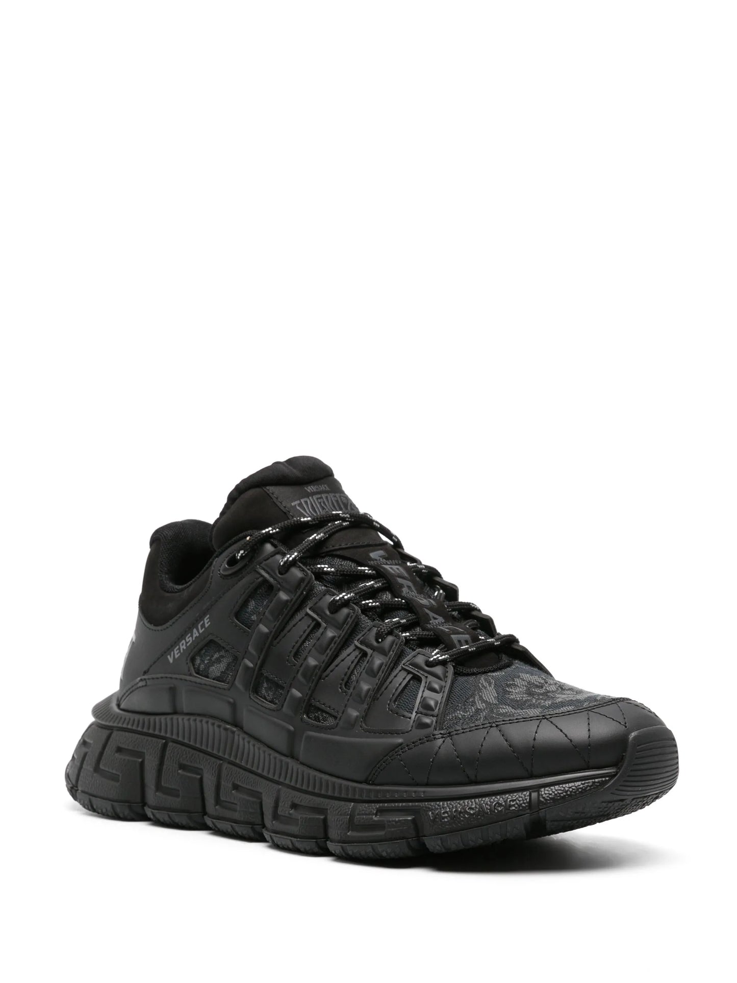 Trigreca Barocco-jacquard sneakers