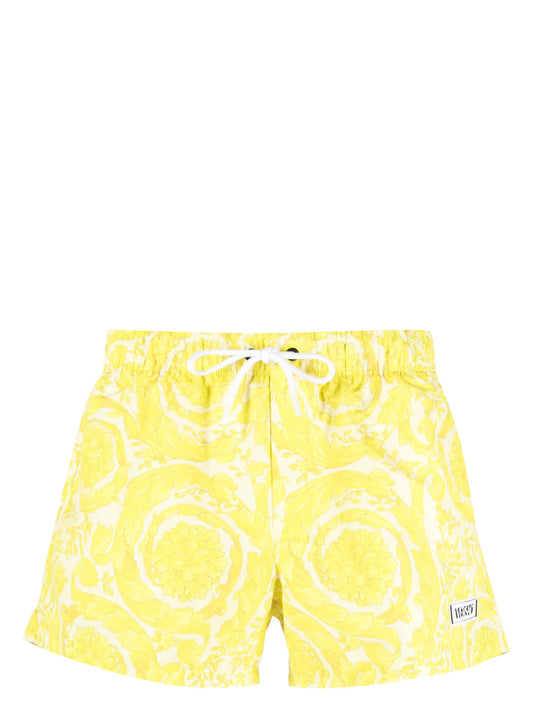 Barocco-print swim shorts