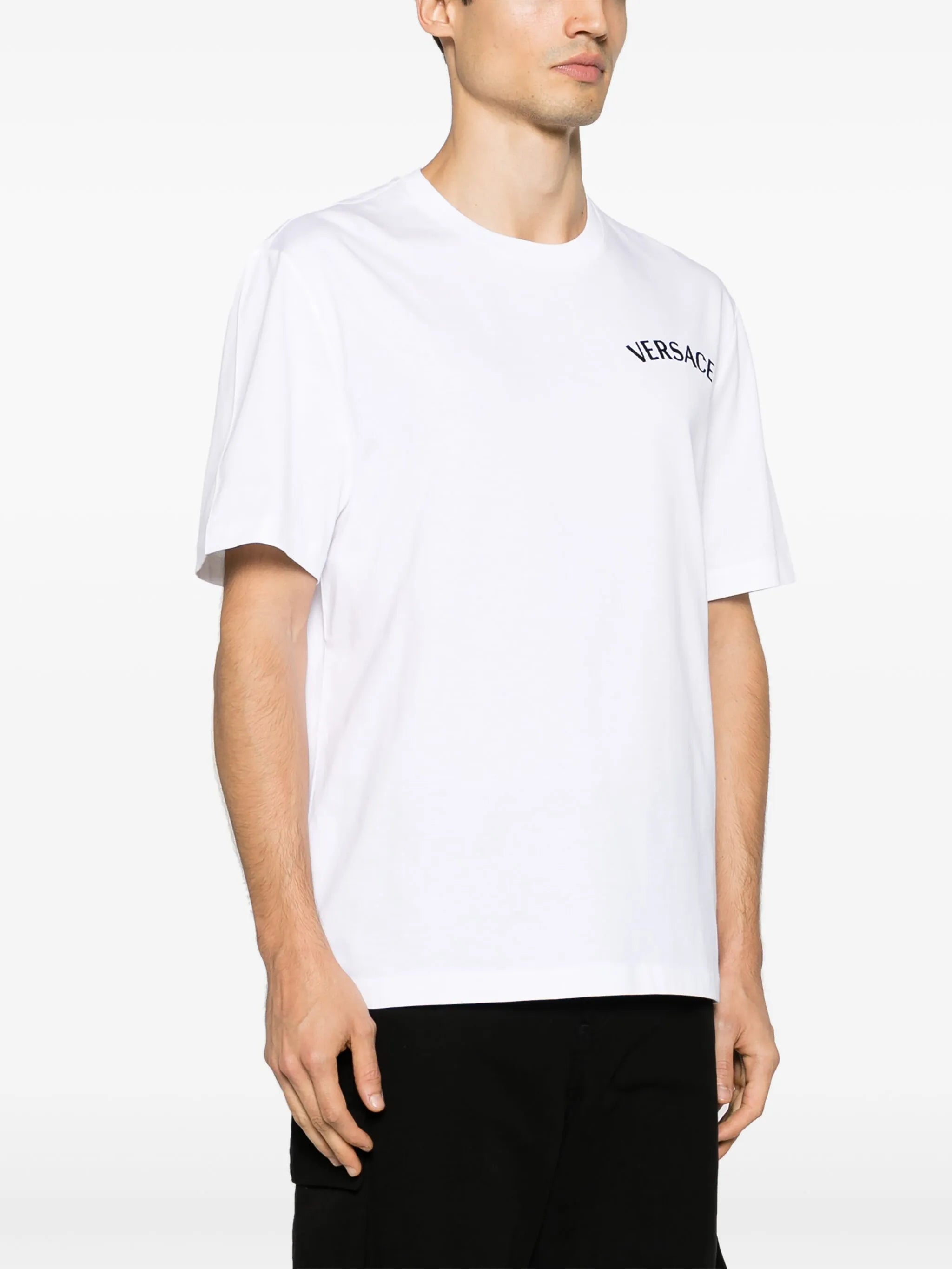 Milano Stamp embroidered cotton T-shirt