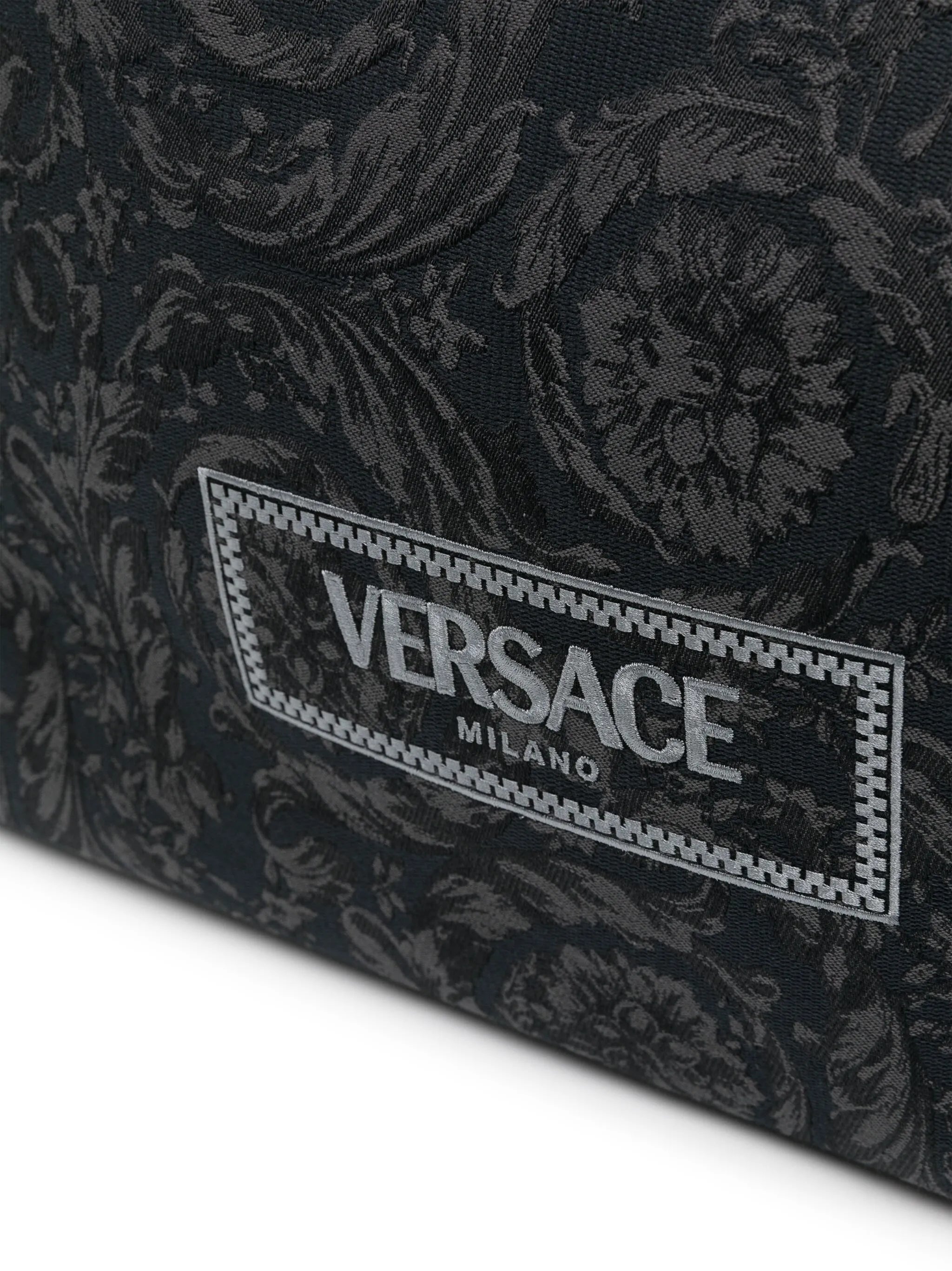 Barocco Athena jacquard canvas tote bag