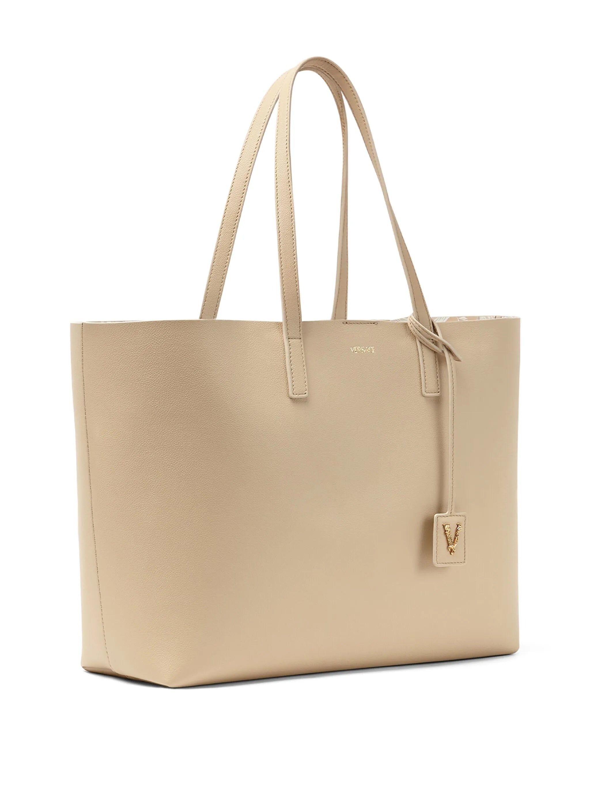 Virtus logo-print tote bag