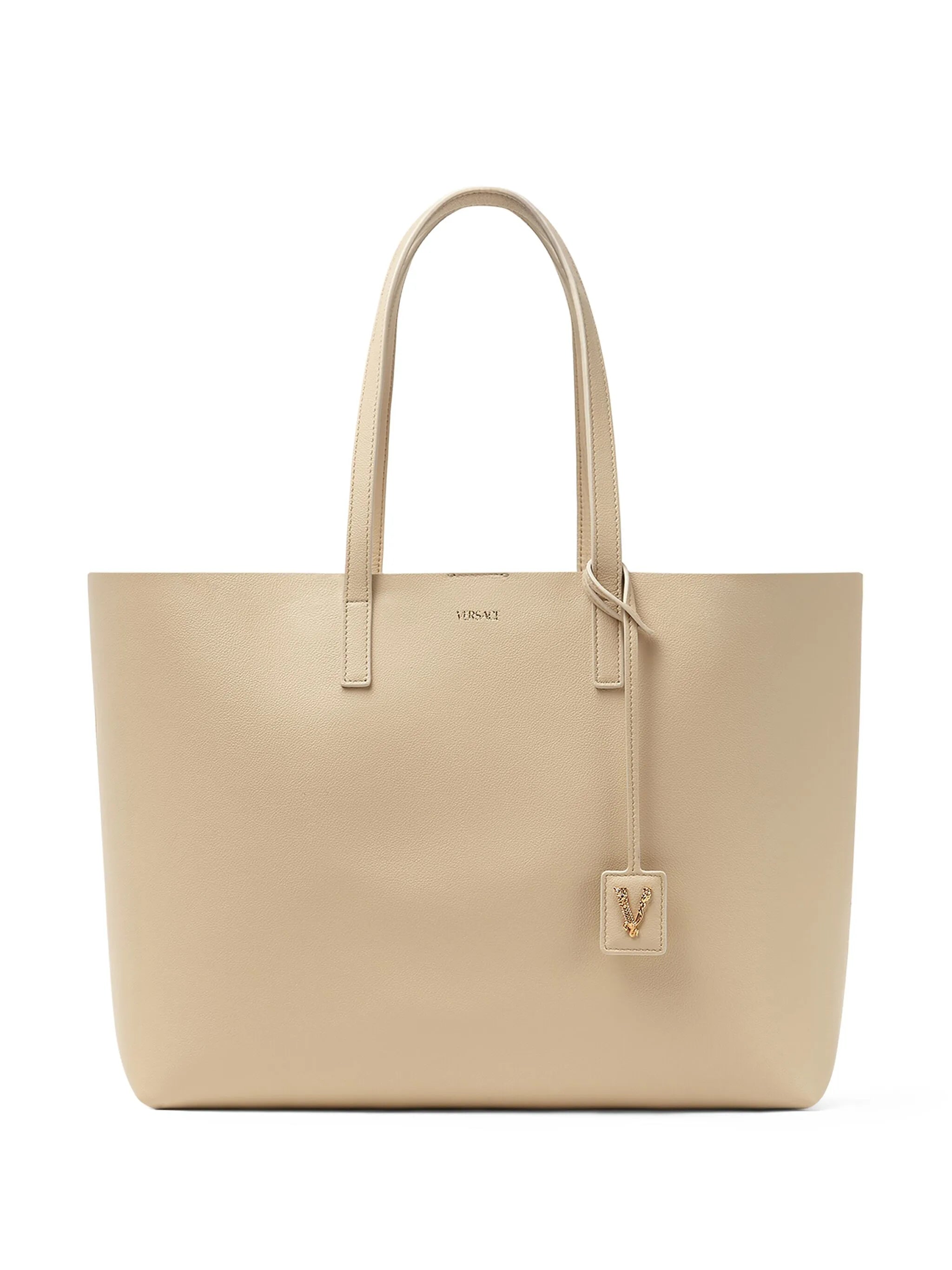 Virtus logo-print tote bag