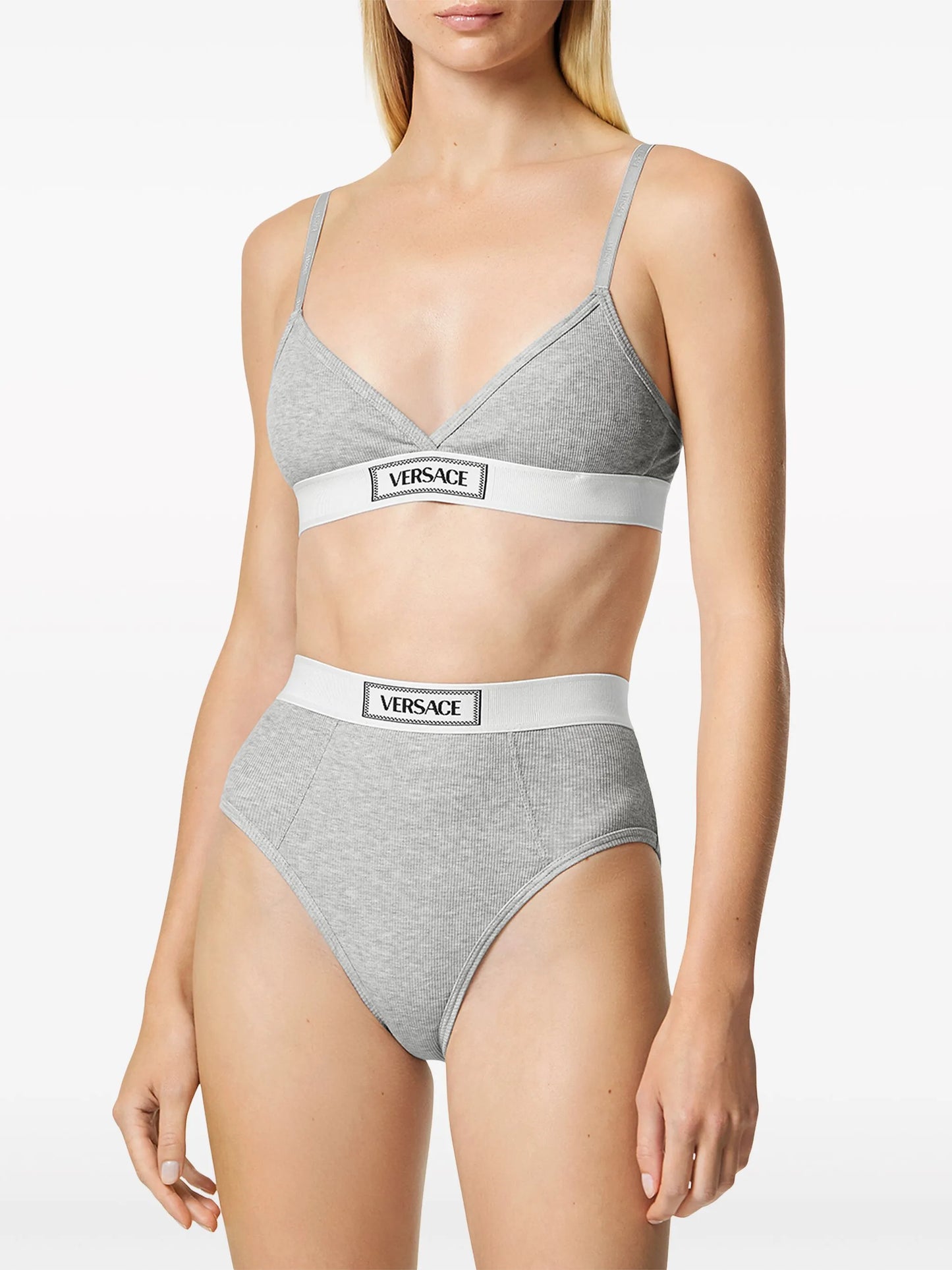 logo-waistband fine-ribbed briefs