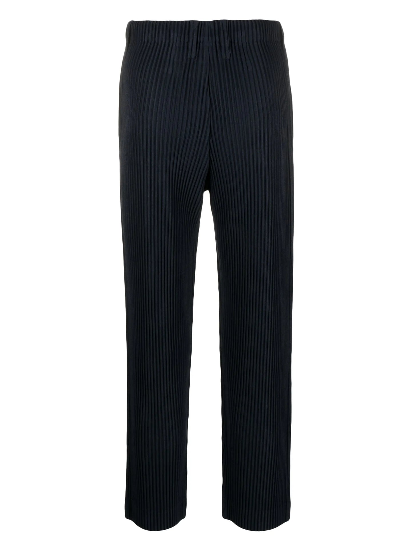 MC September plissé straight-leg trousers