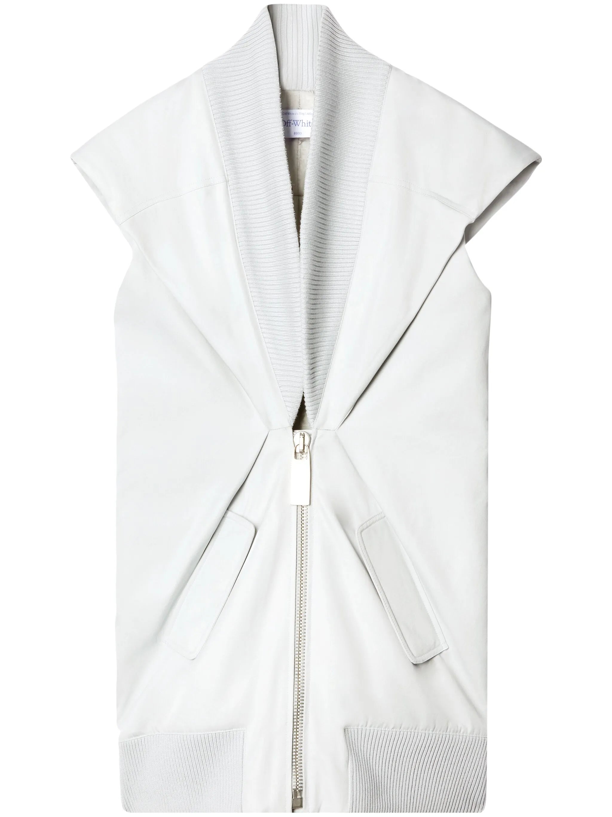 Co S/S sleeveless padded minidress