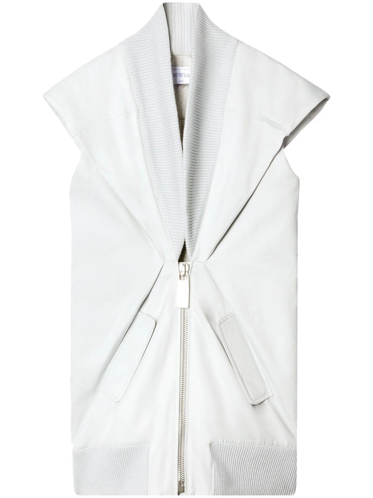 Co S/S sleeveless padded minidress