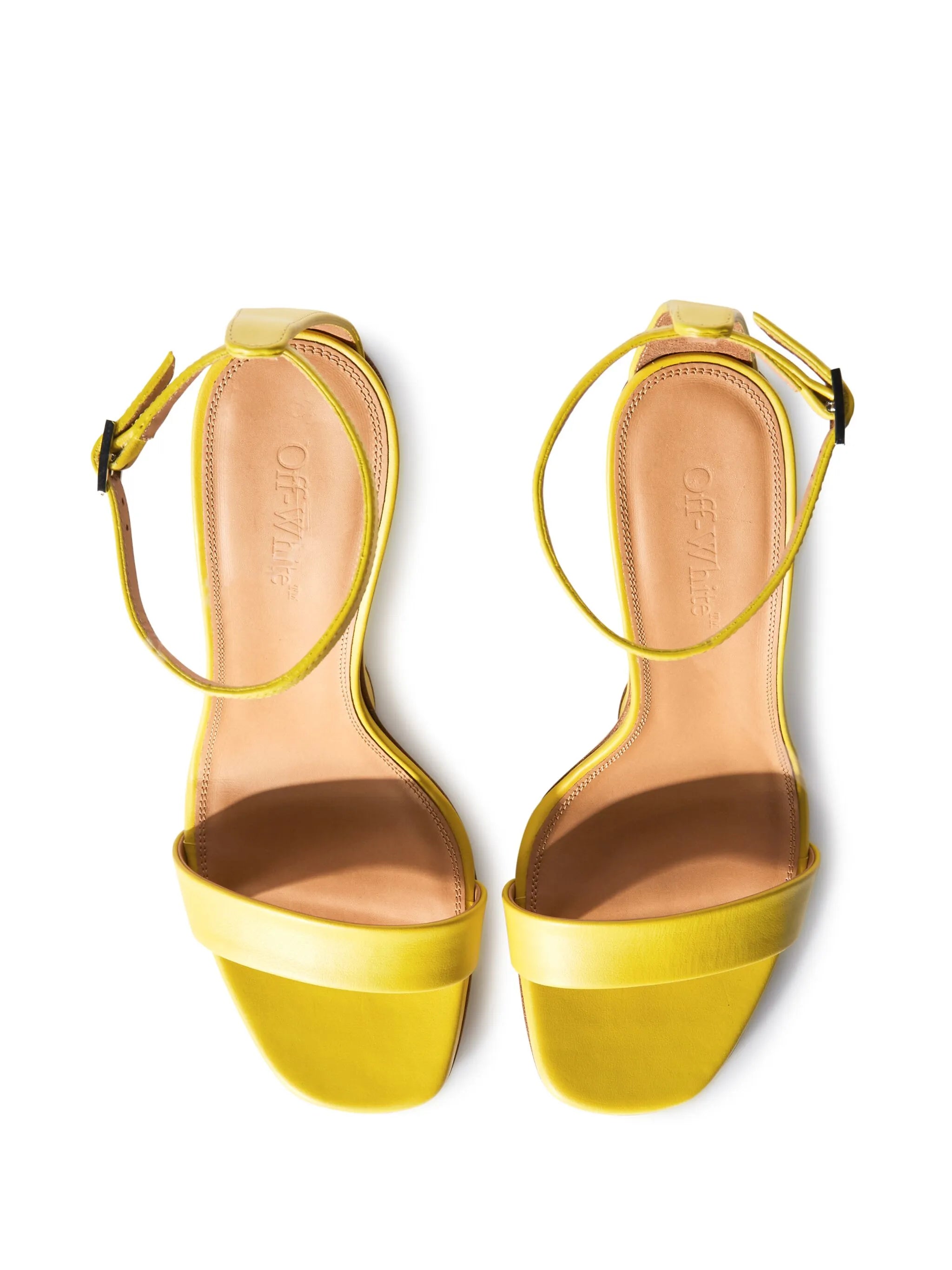 Jug leather heeled sandals