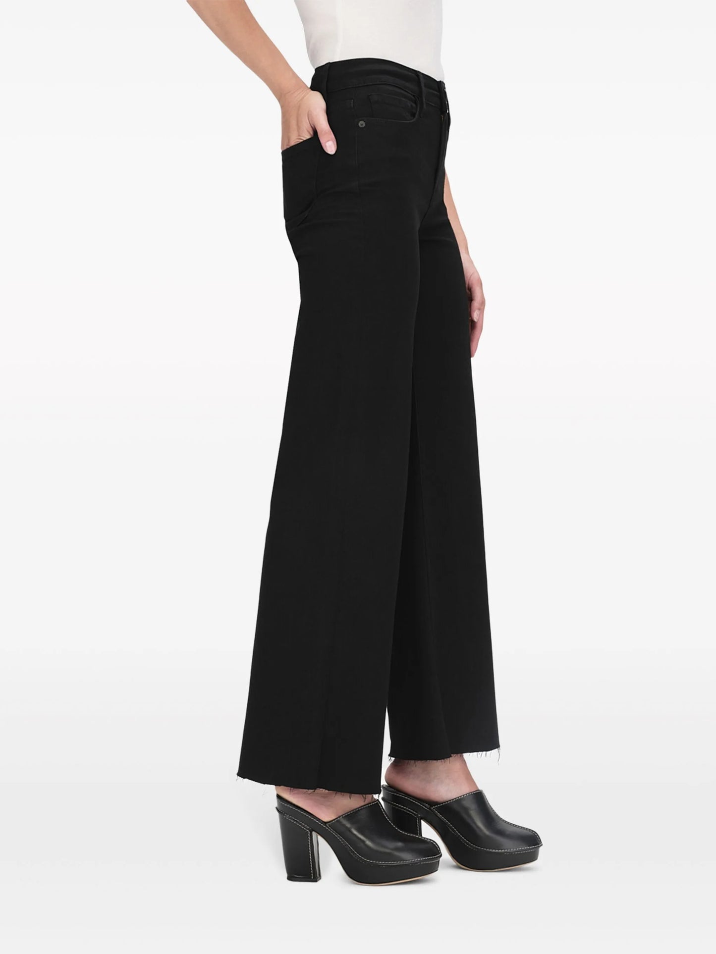 Le Palazzo high-rise wide-leg jeans