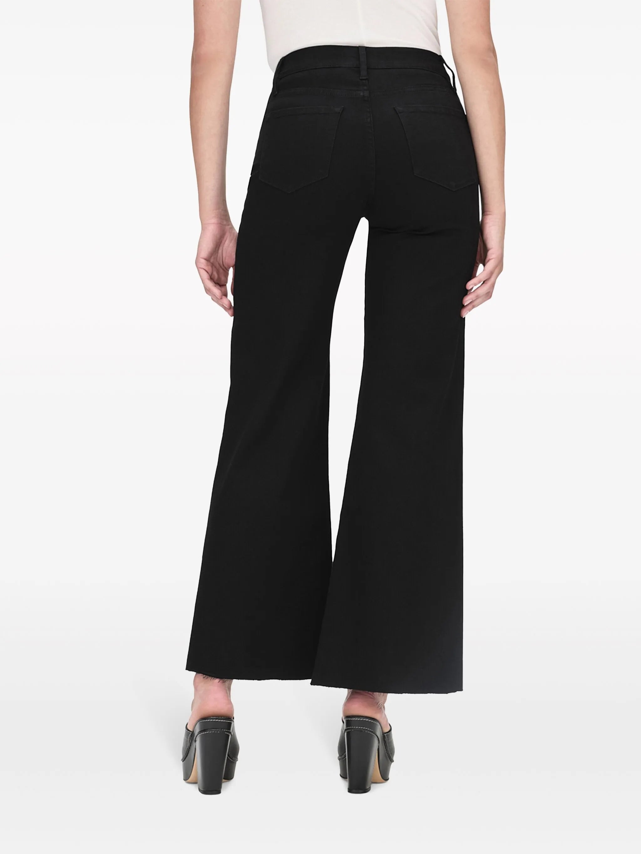 Le Palazzo high-rise wide-leg jeans
