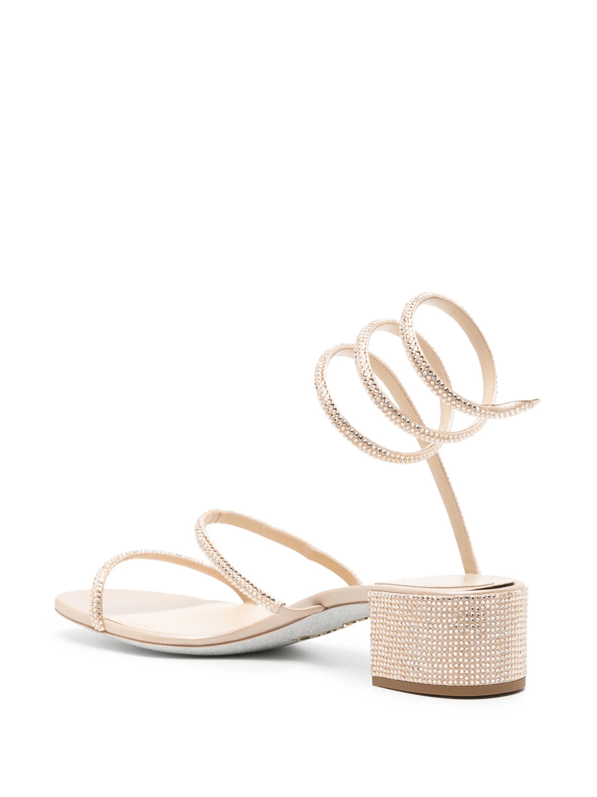 Cleo 40mm crystal-embellished sandals