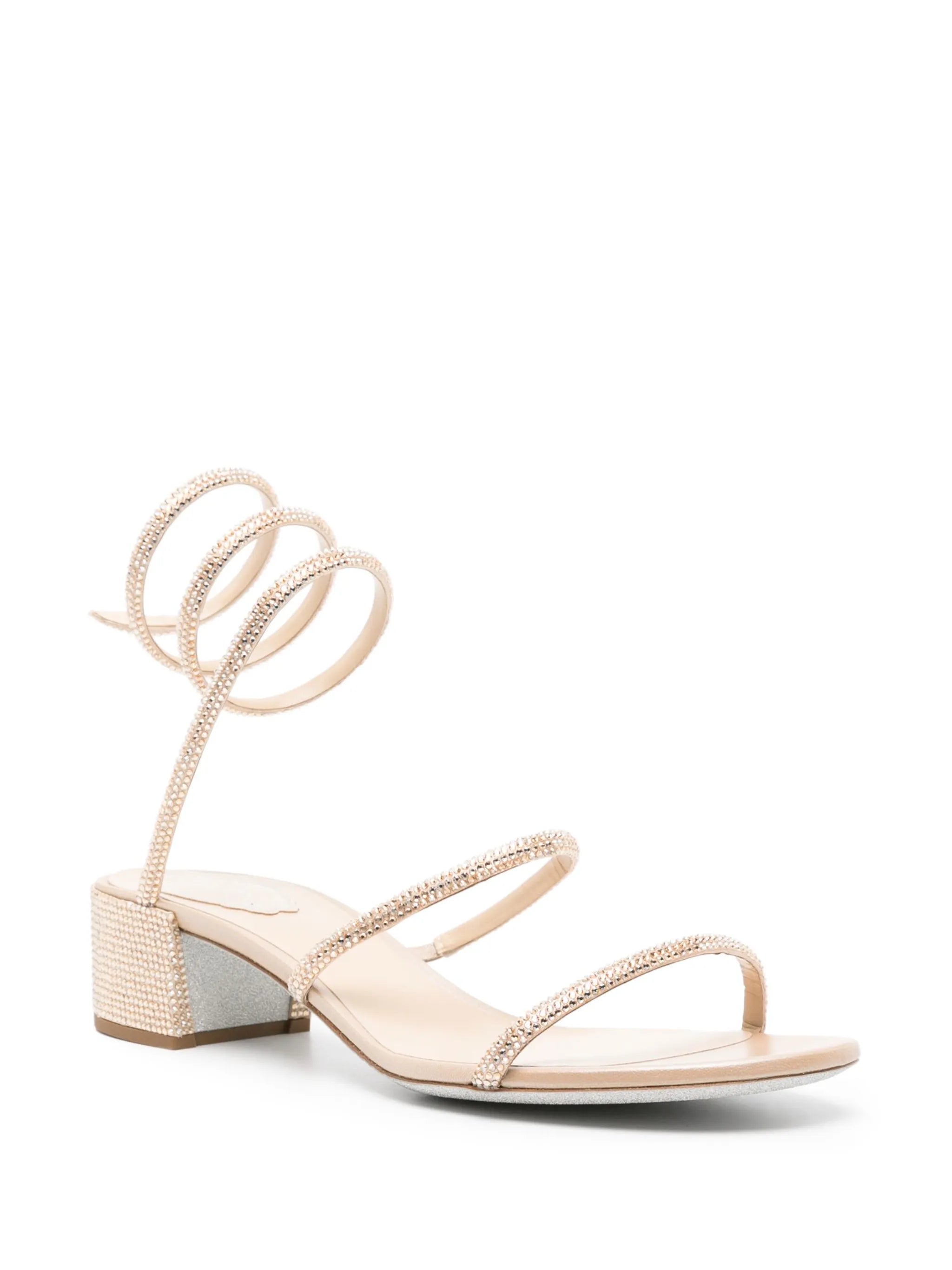 Cleo 40mm crystal-embellished sandals
