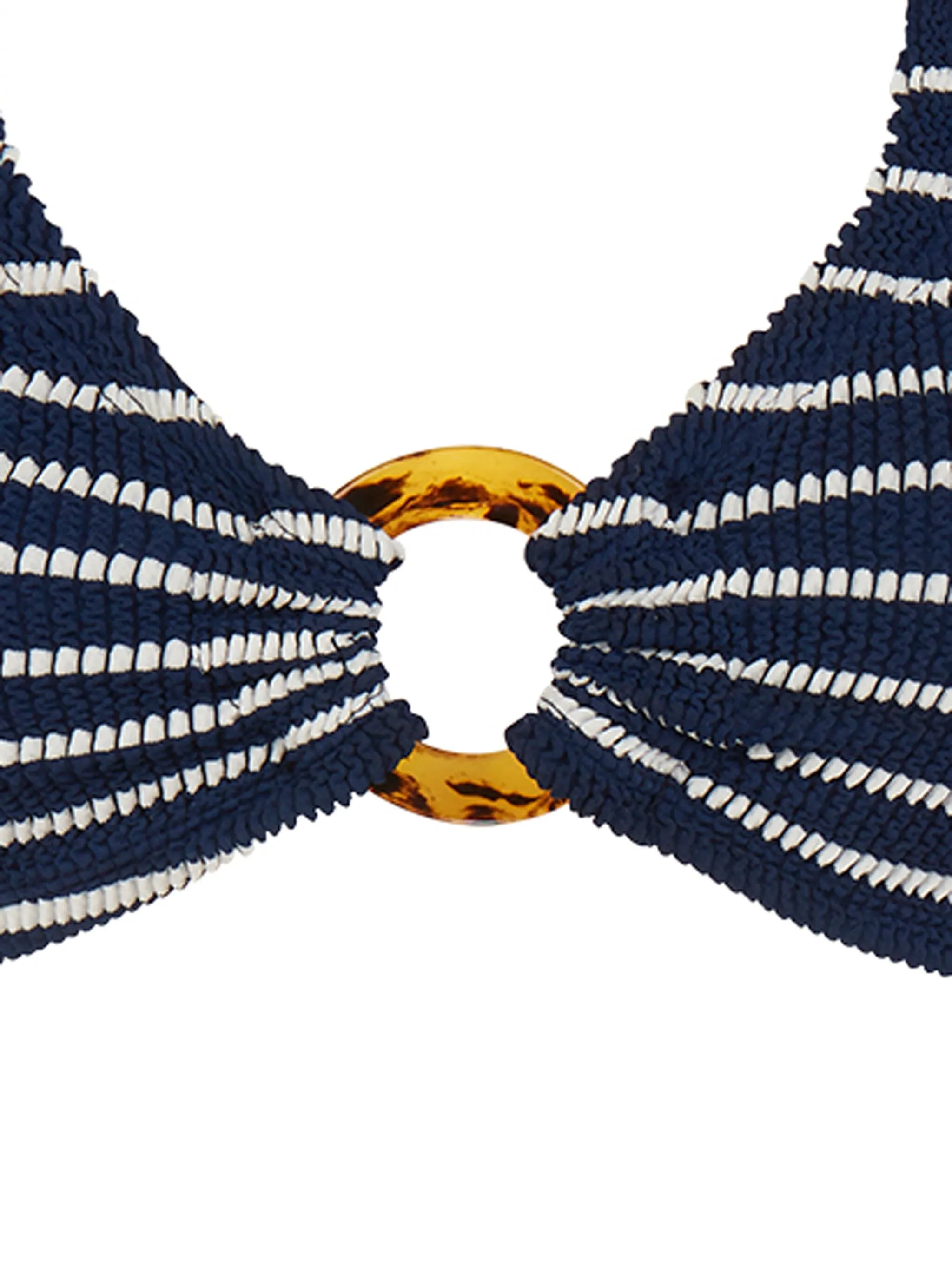 Nadine striped seersucker bikini