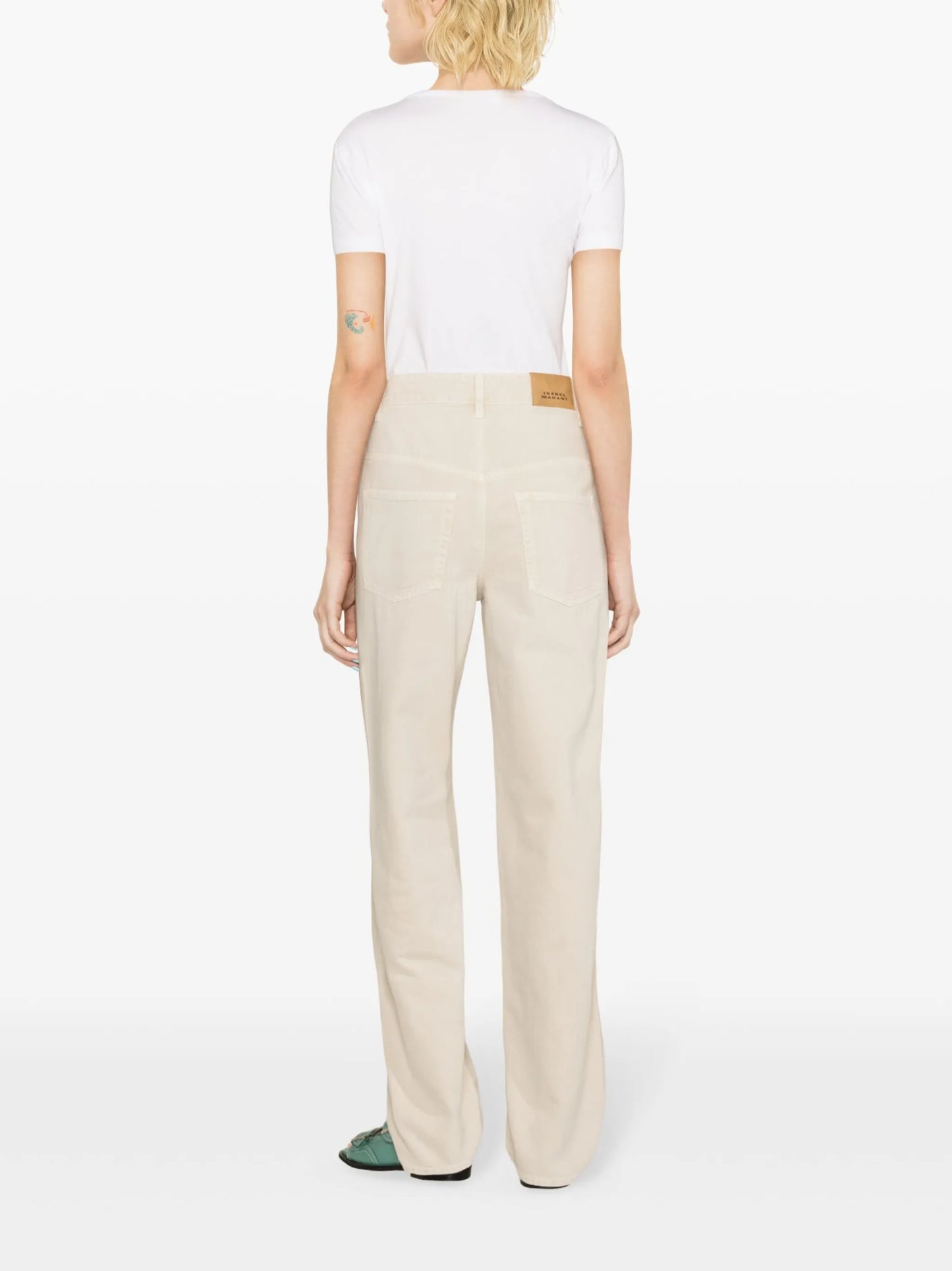 Valeria high-rise straight-leg jeans