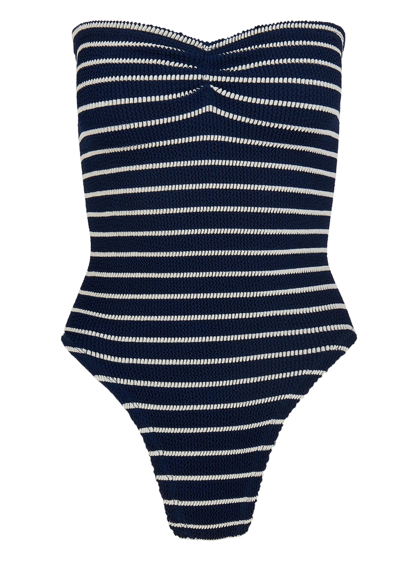 Brooke strapless seersucker swimsuit