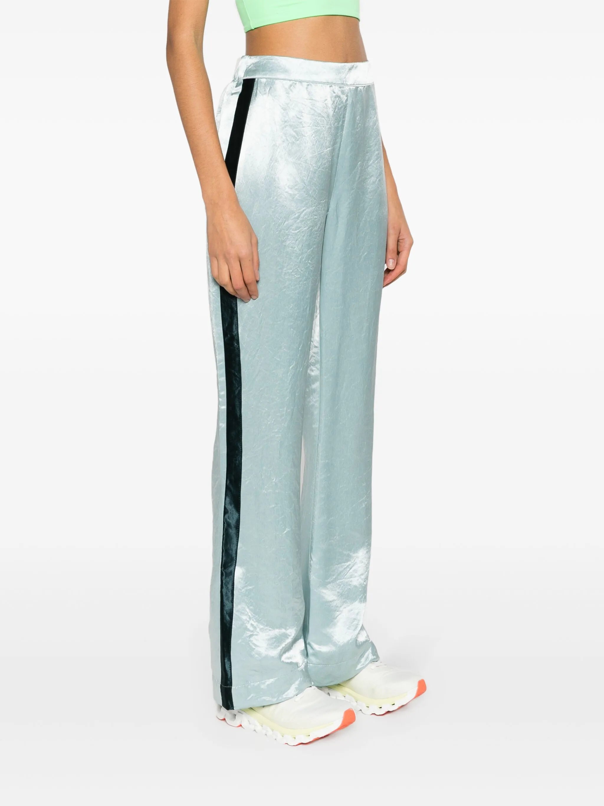x Browns Max stripe-detail flared track pants