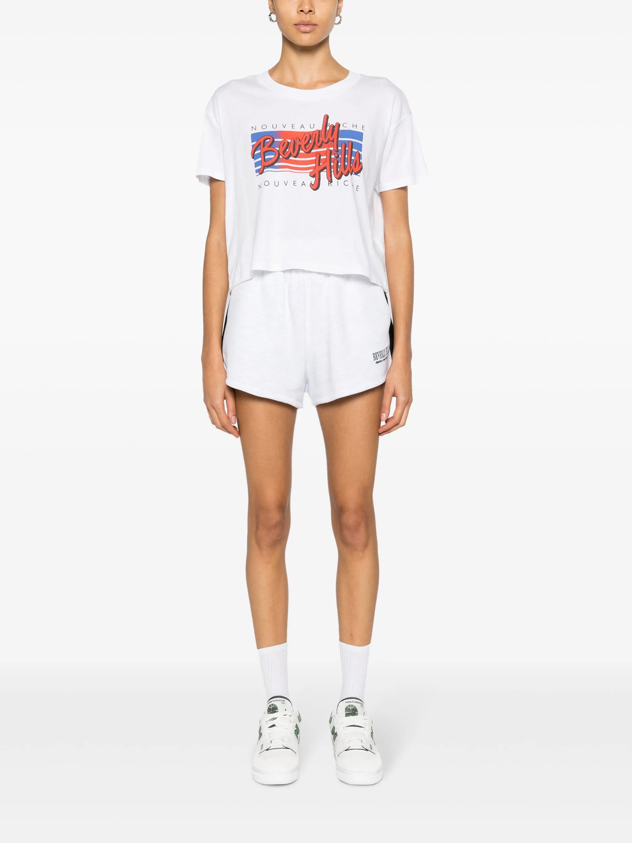 x Browns Loud graphic-print cropped T-shirt