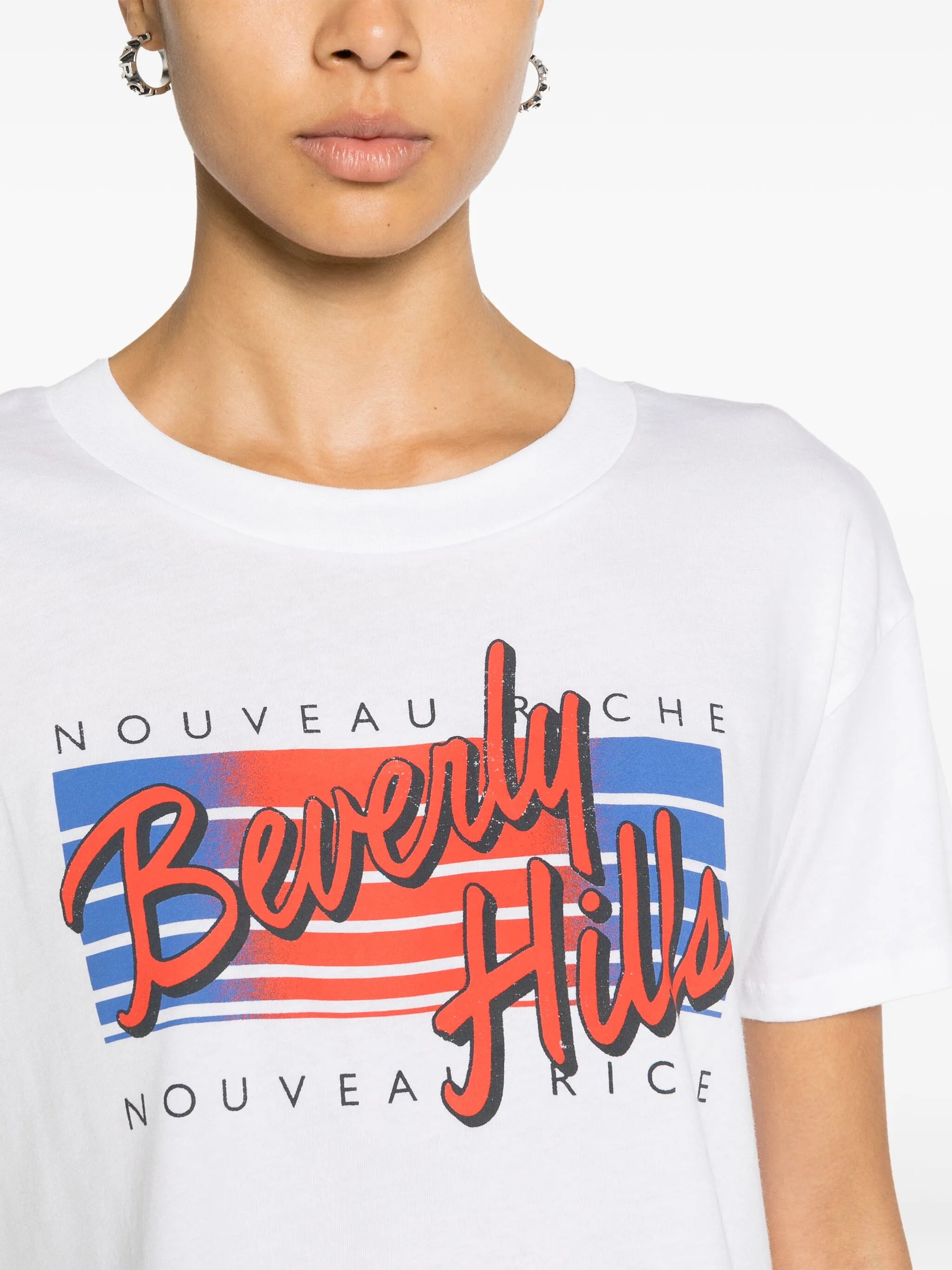 x Browns Loud graphic-print cropped T-shirt