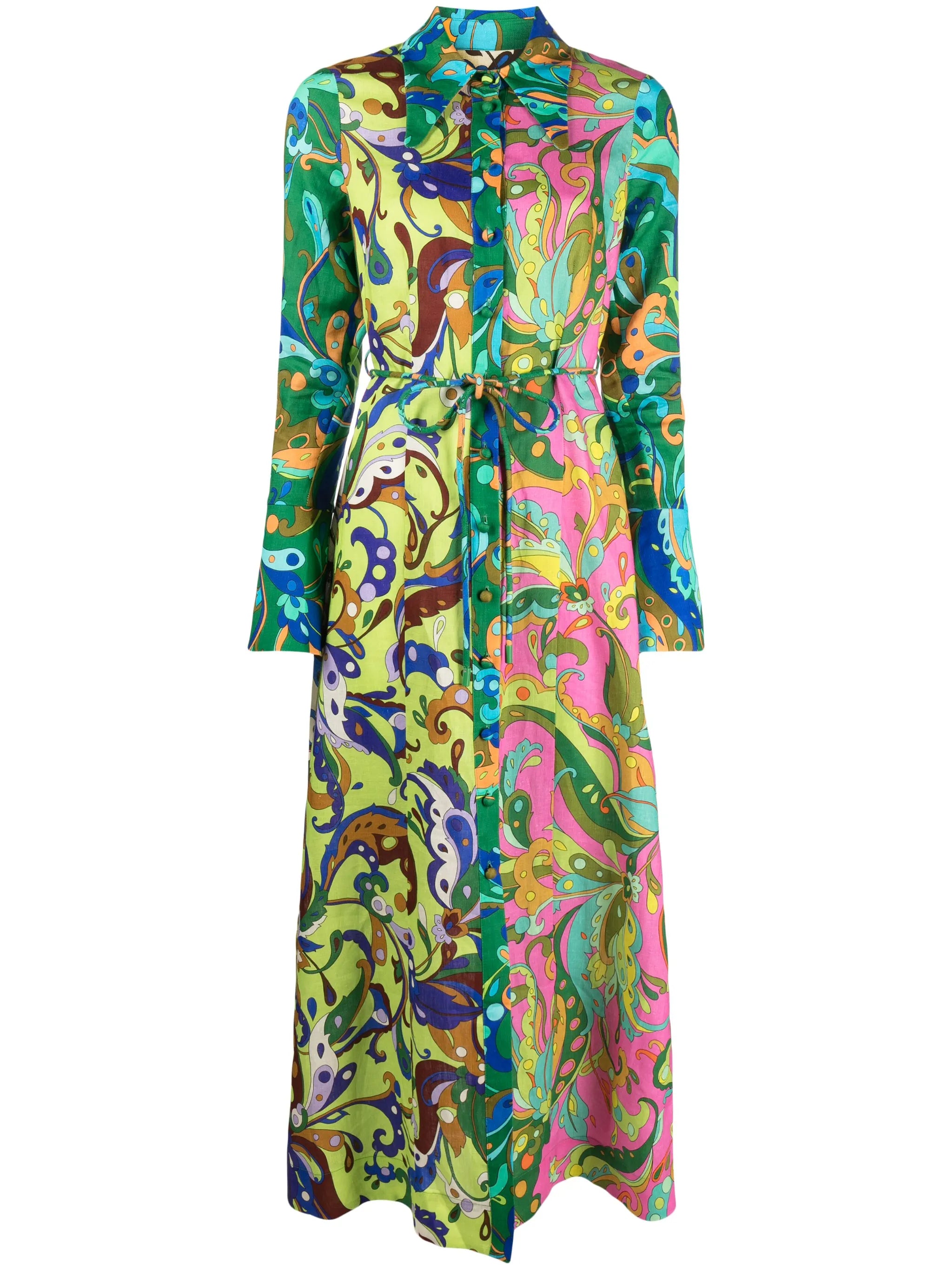 Yvette linen shirtdress