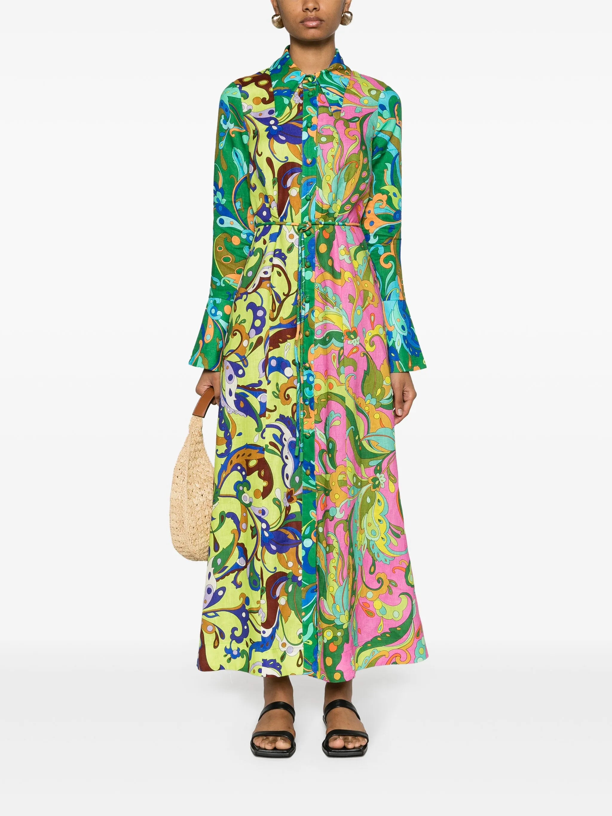 Yvette linen shirtdress