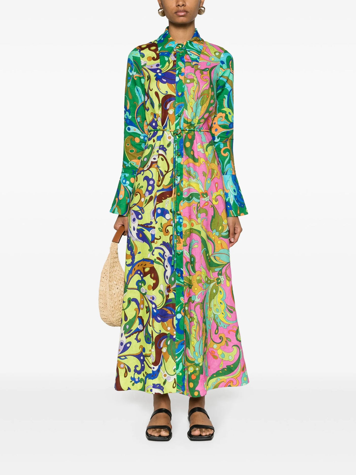 Yvette linen shirtdress