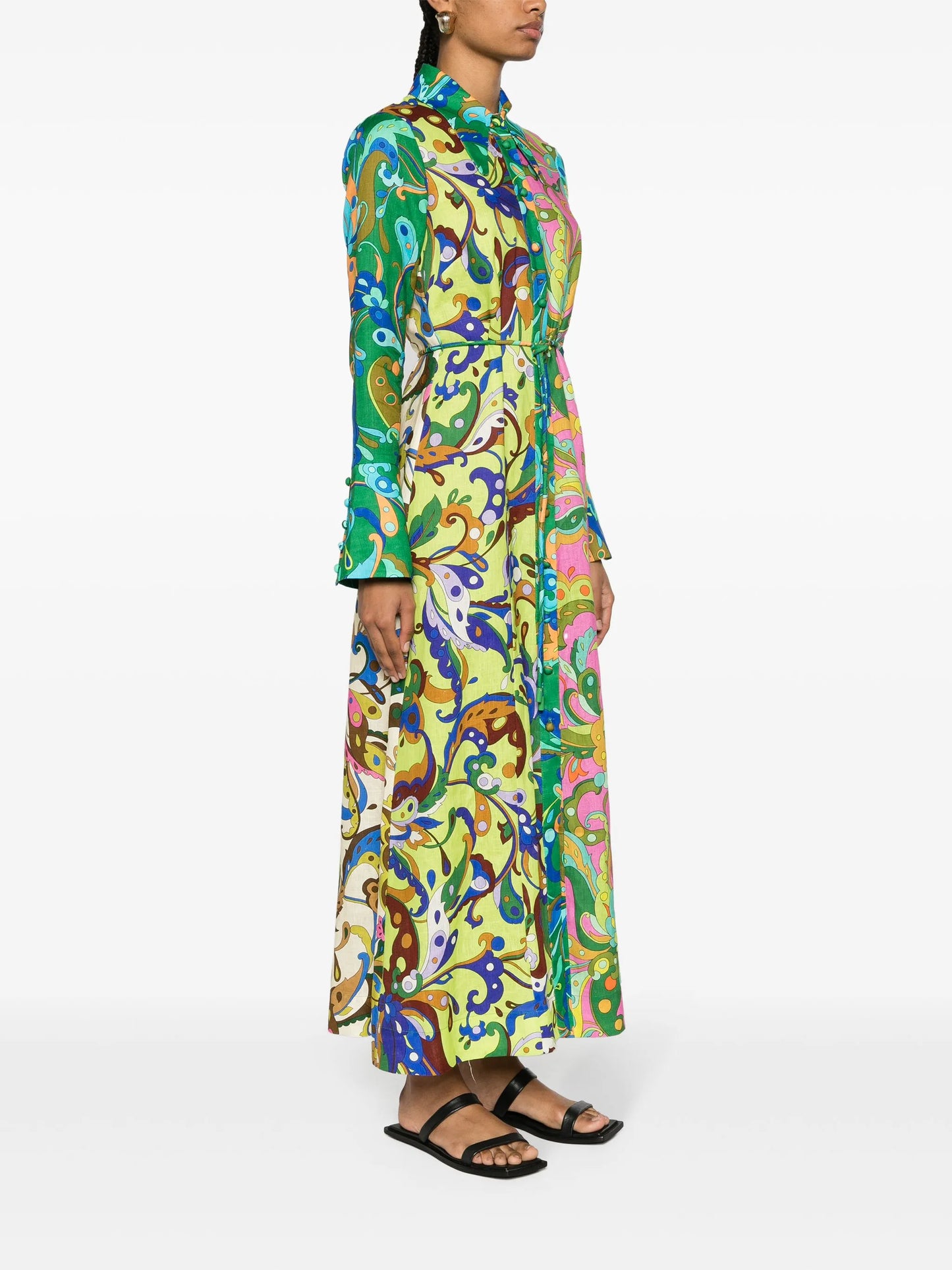 Yvette linen shirtdress