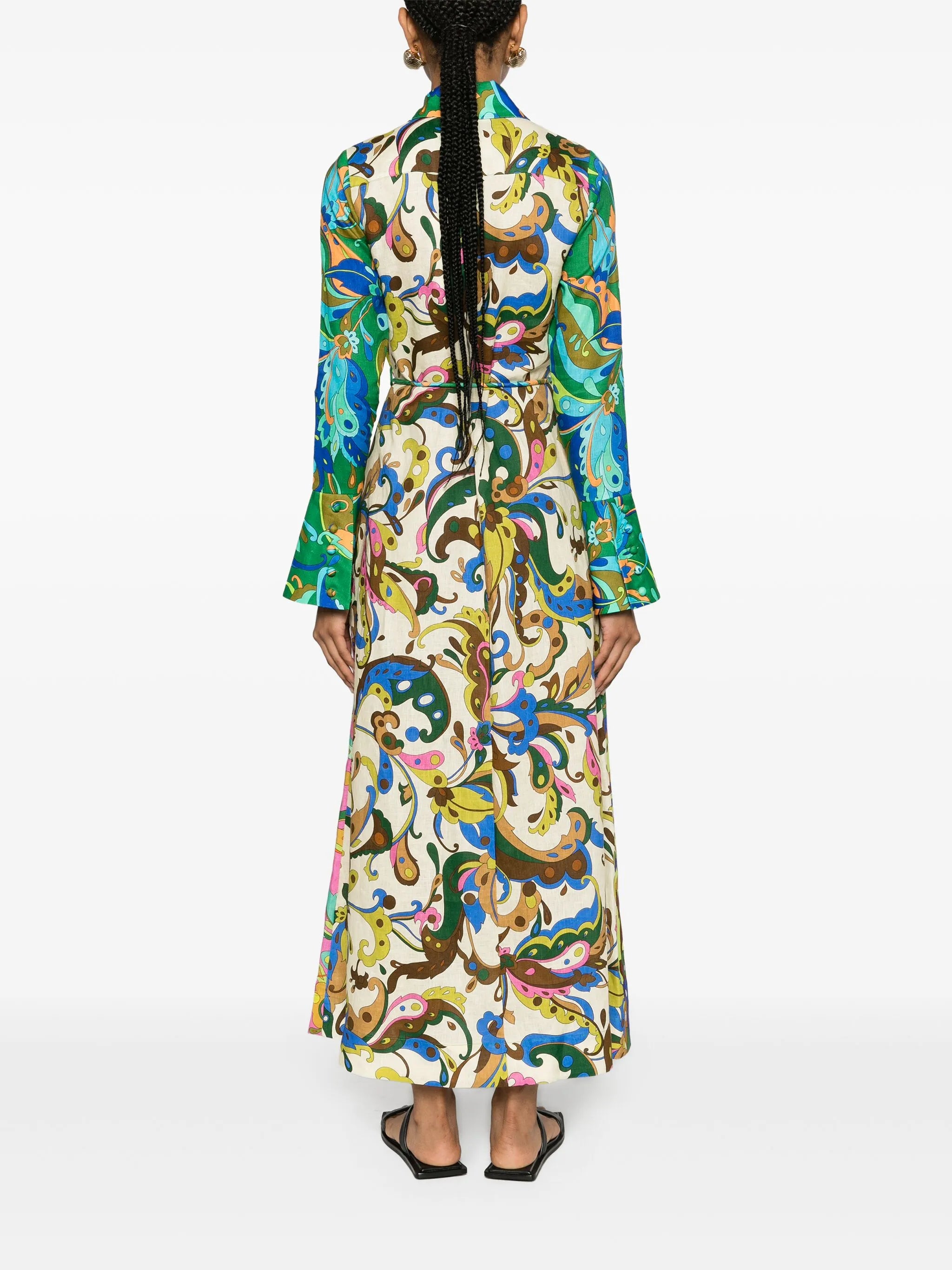 Yvette linen shirtdress