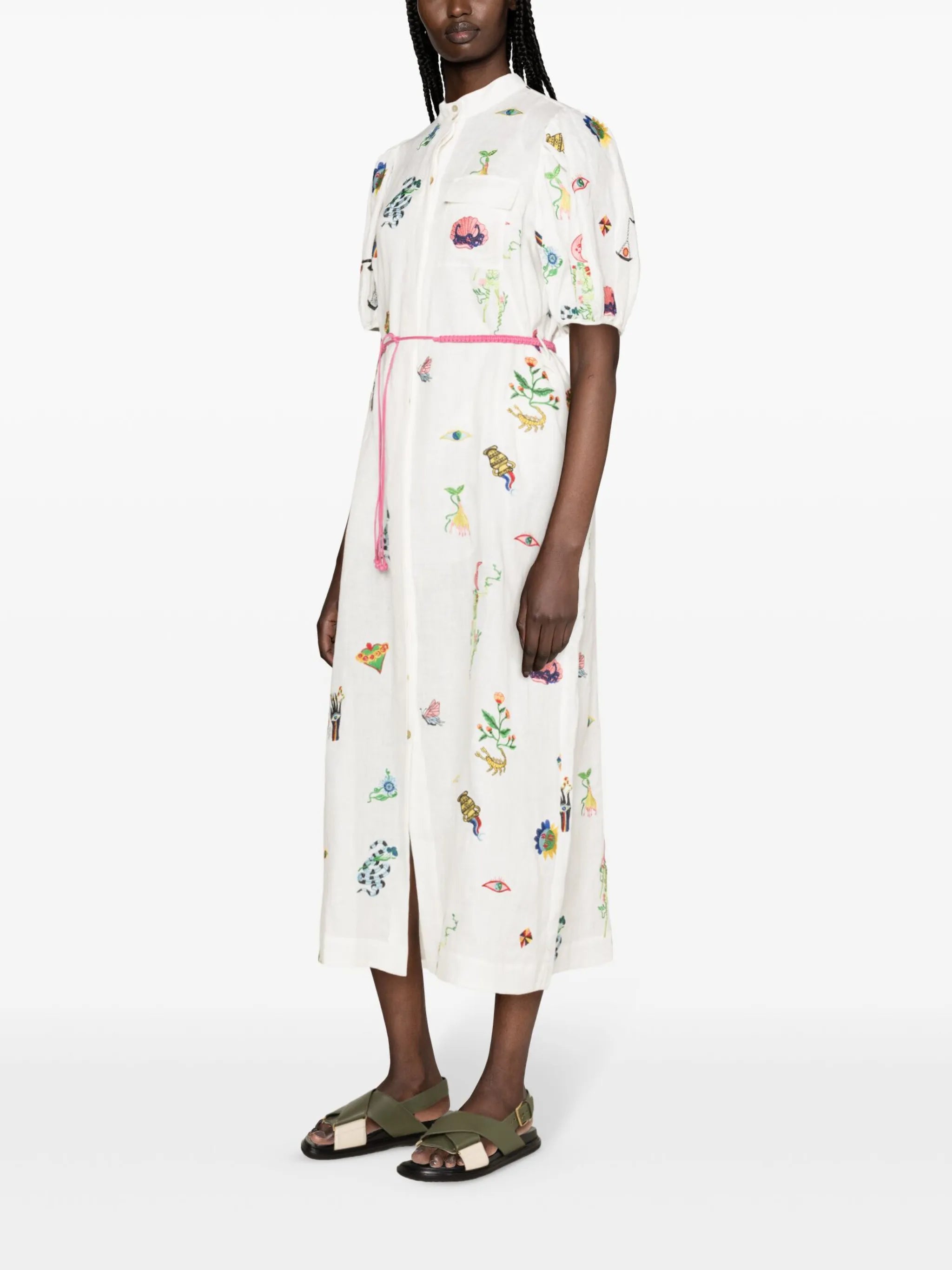 Atticus embroidered maxi dress