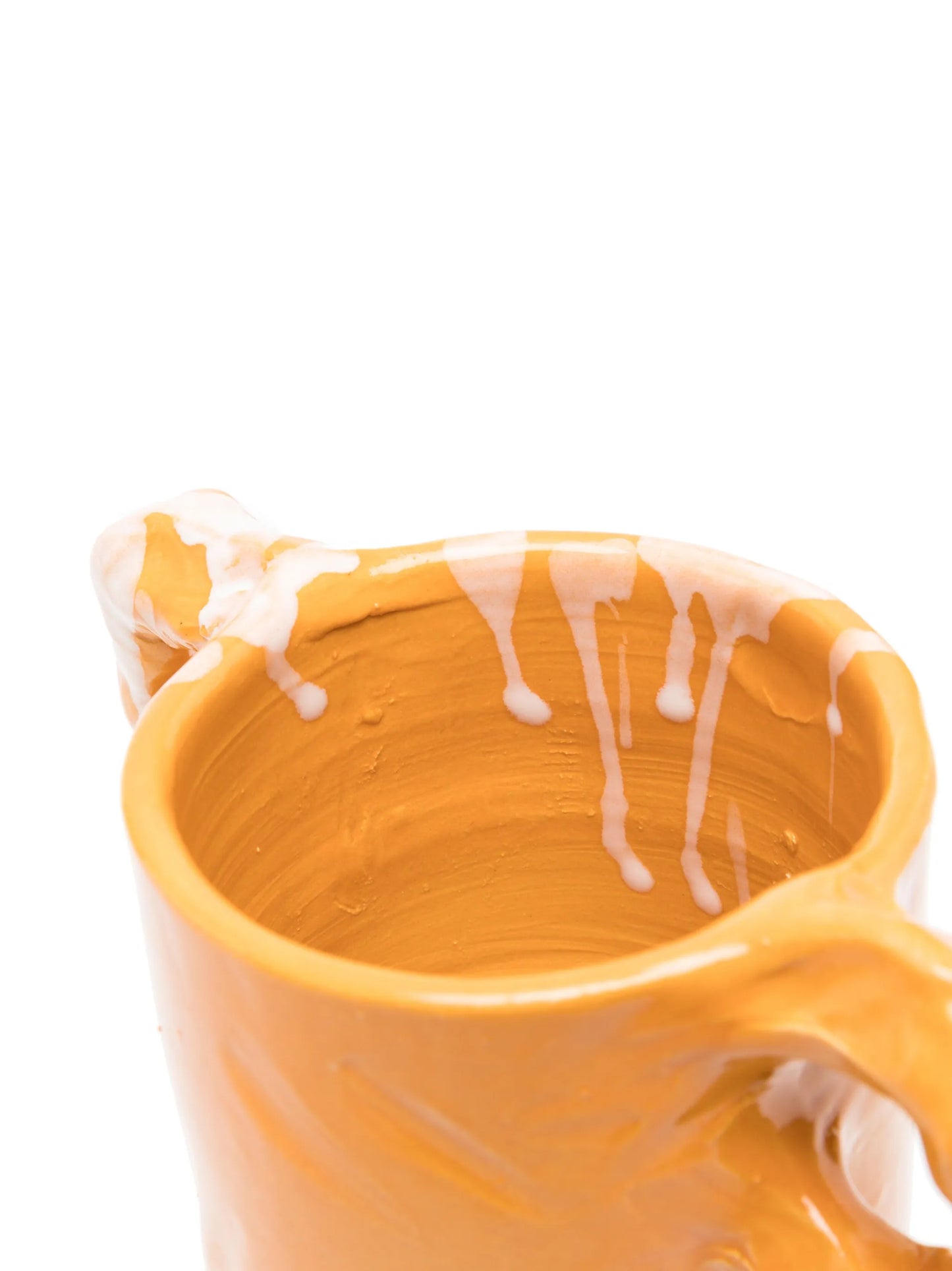 Studio paint-splatter ceramic vase