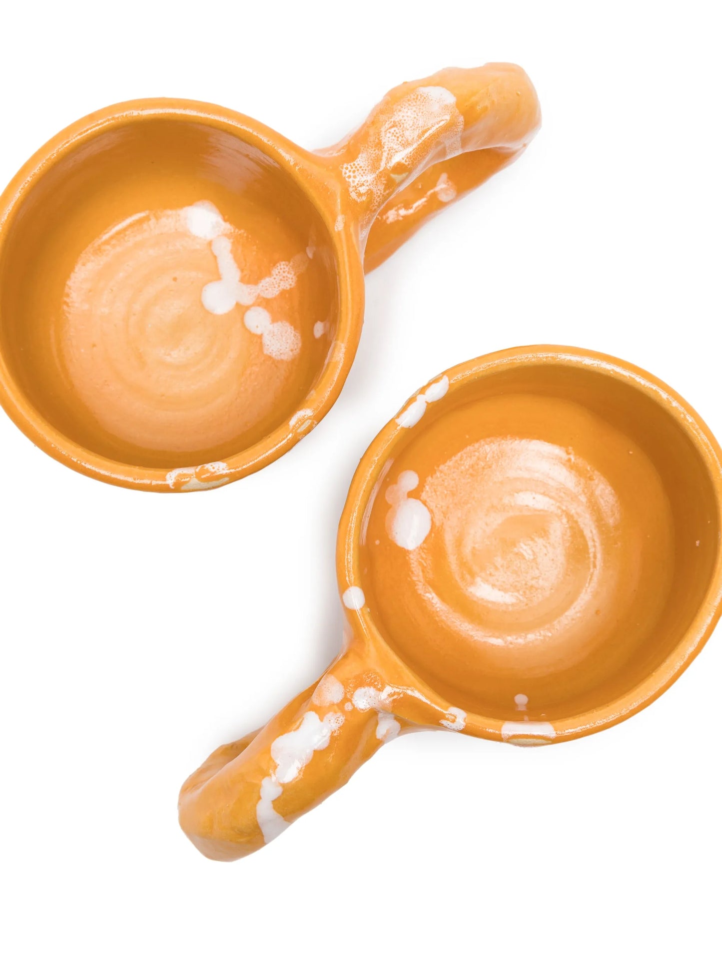 Studio embossed-details ceramic cups (set of two)