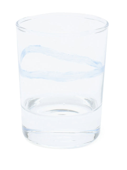 Soft Serve line-pattern glasses (set of four)