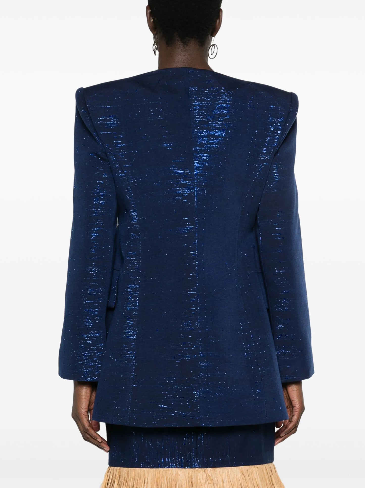 Shika Petiole Kente double-breasted blazer