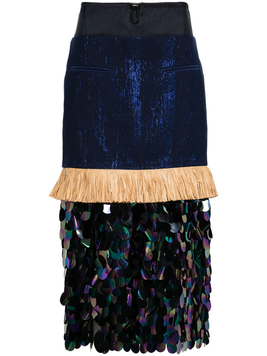 Doing Too Much midi skirt