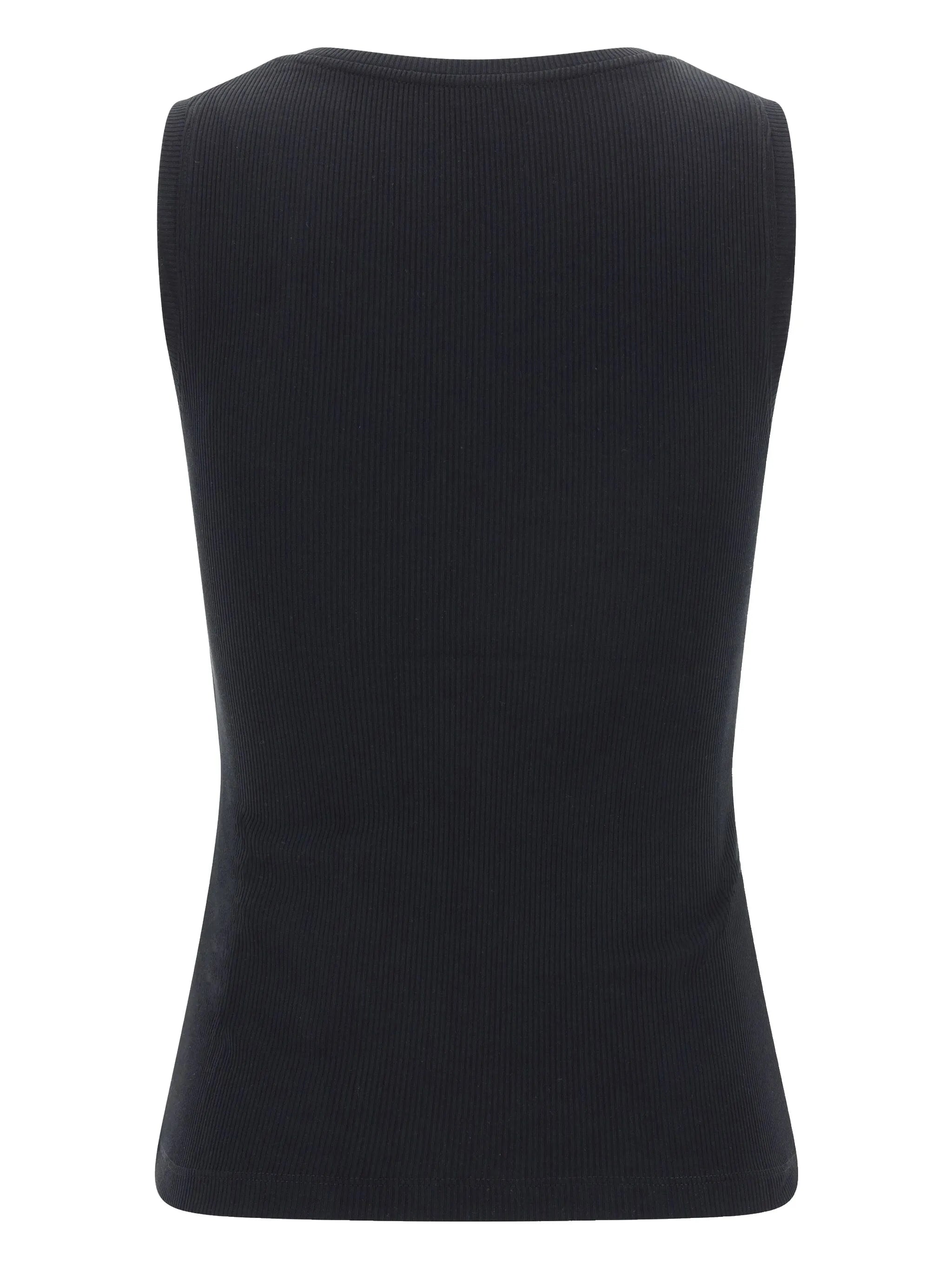Anagram-embroidered top