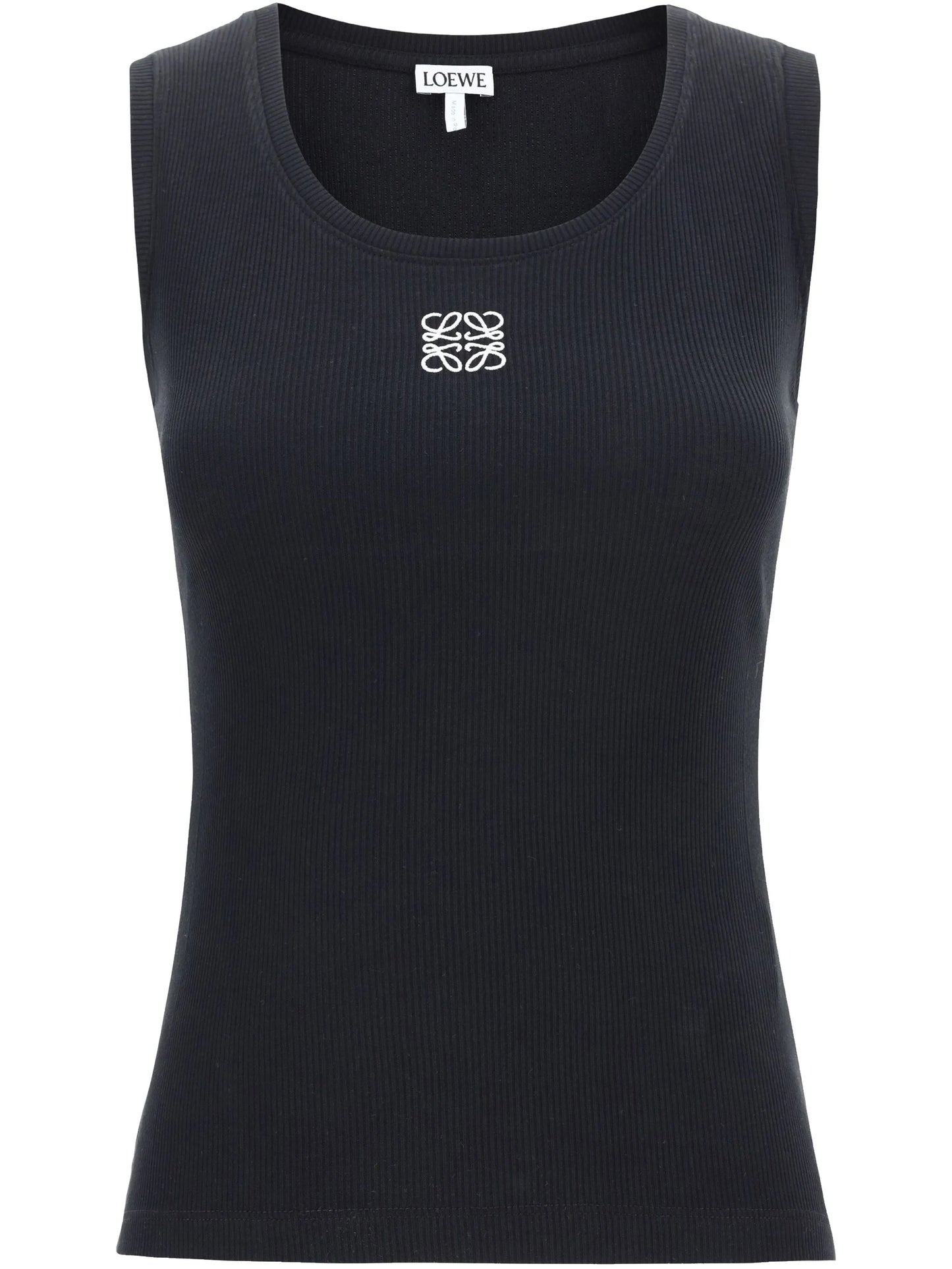 Anagram-embroidered top