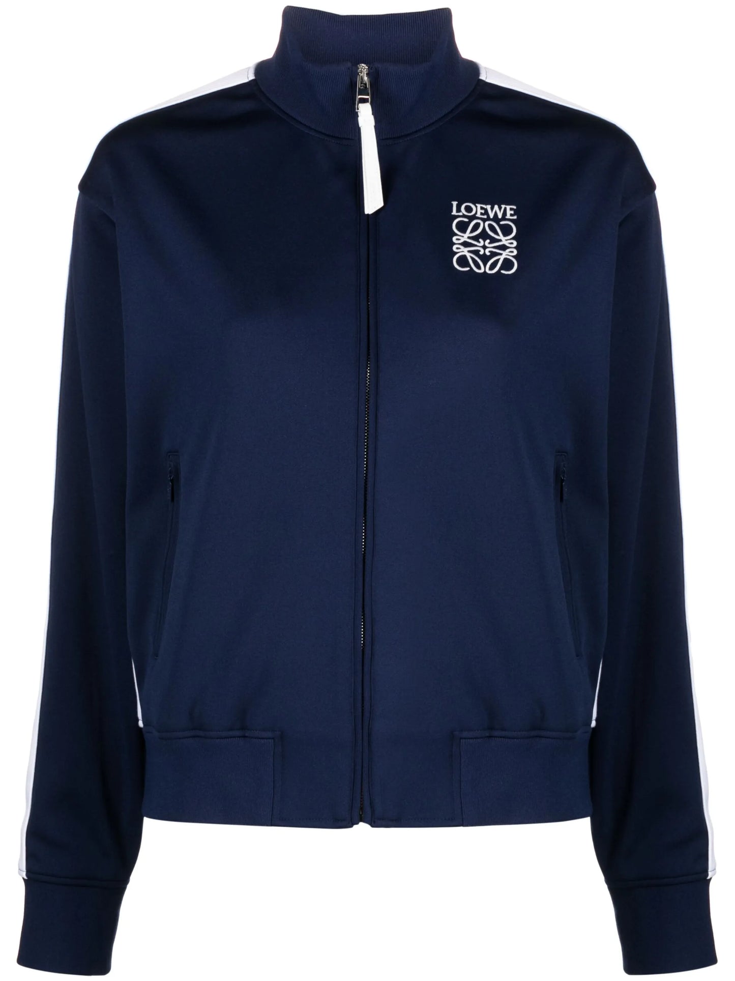 embroidered-logo technical-jersey jacket