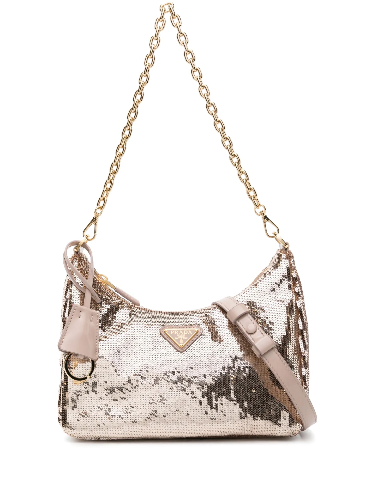 Re-Edition sequin-embellished shoulder bag