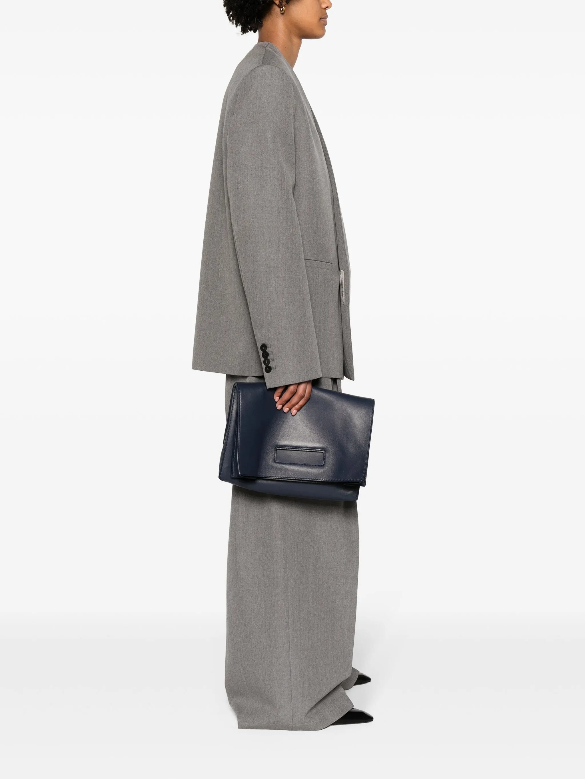 Hudson leather tote bag