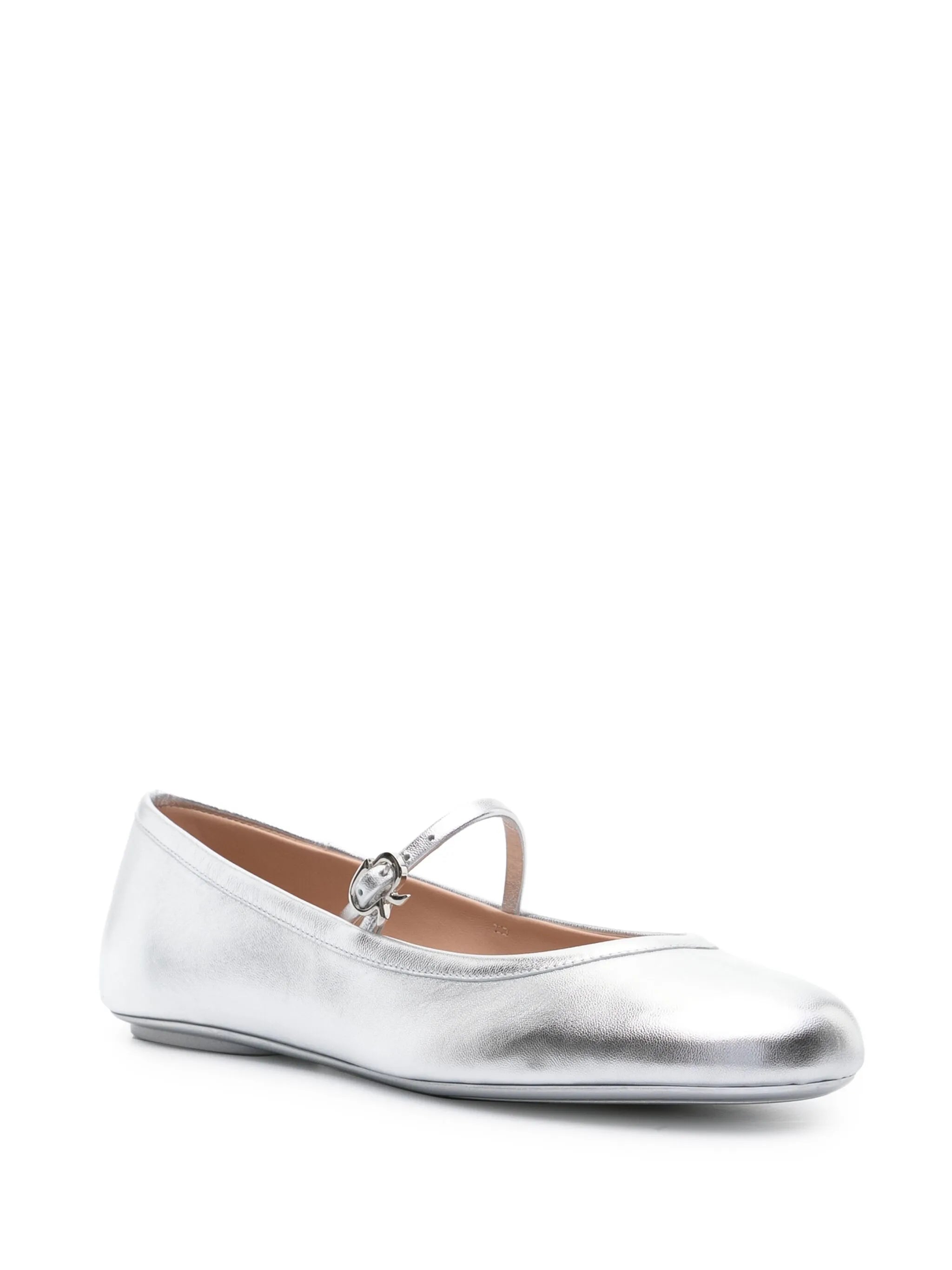 Carla leather ballerina flats