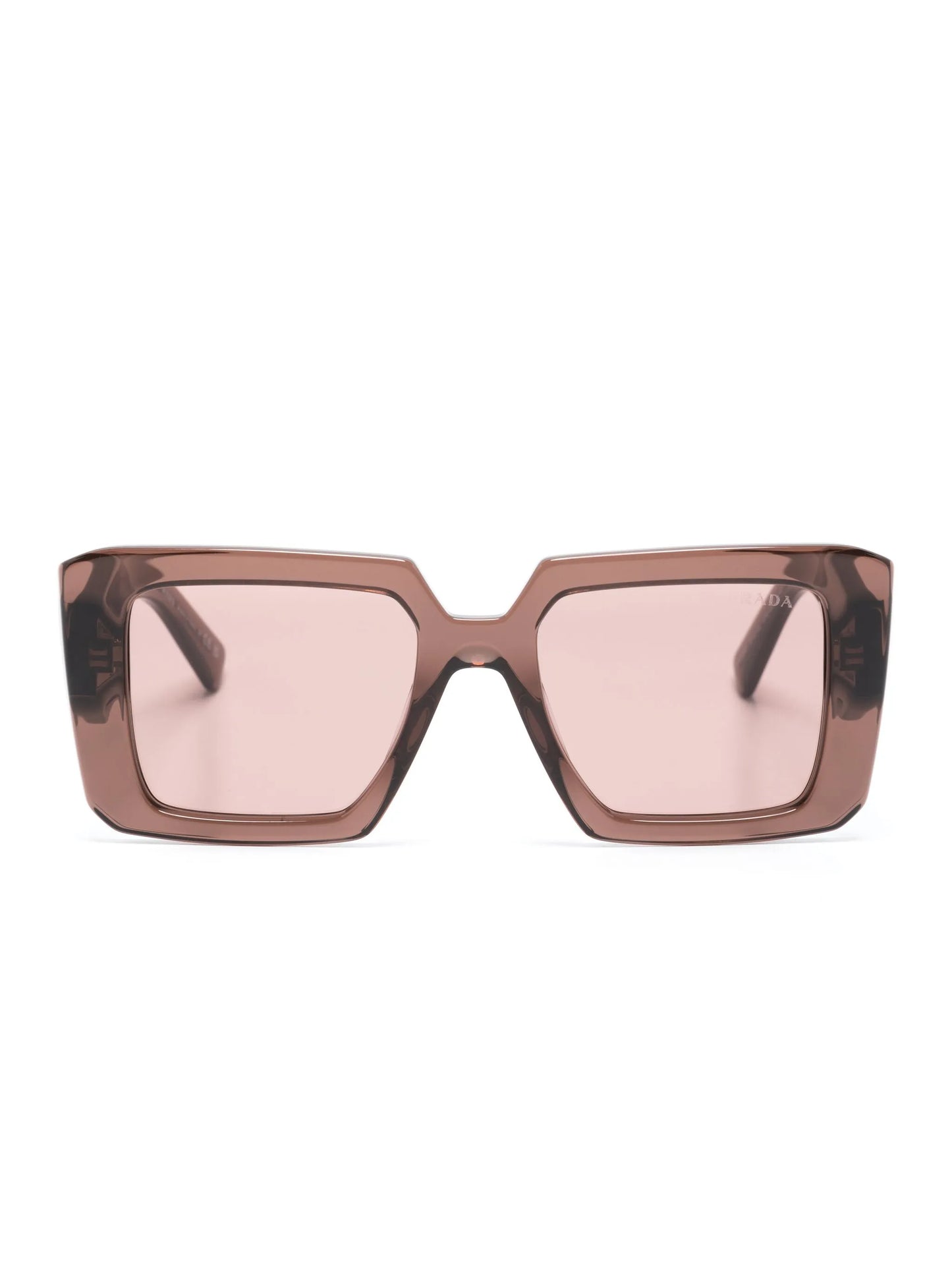 logo-print square-frame sunglasses