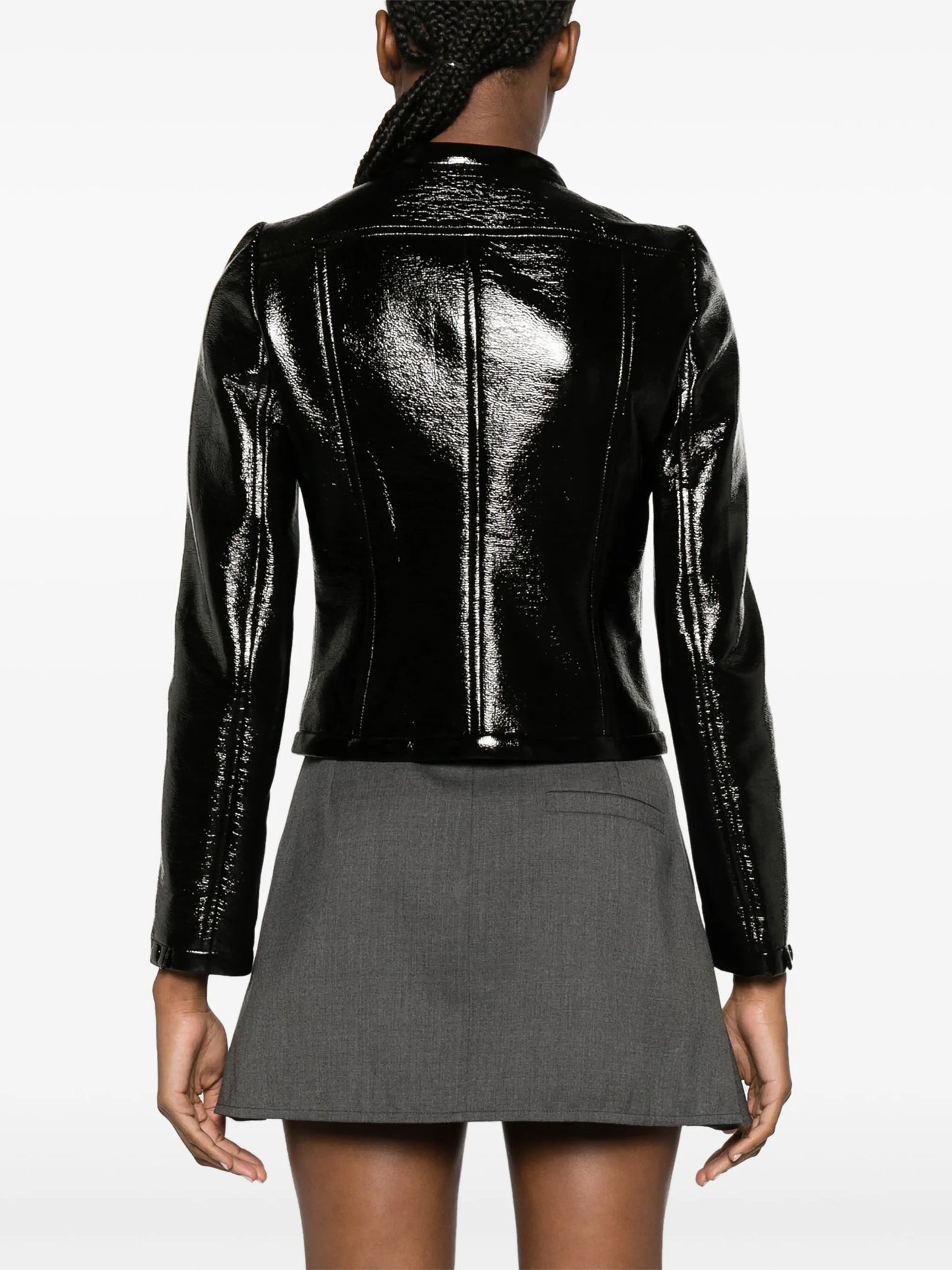 Iconic Vinyl logo-appliqué jacket