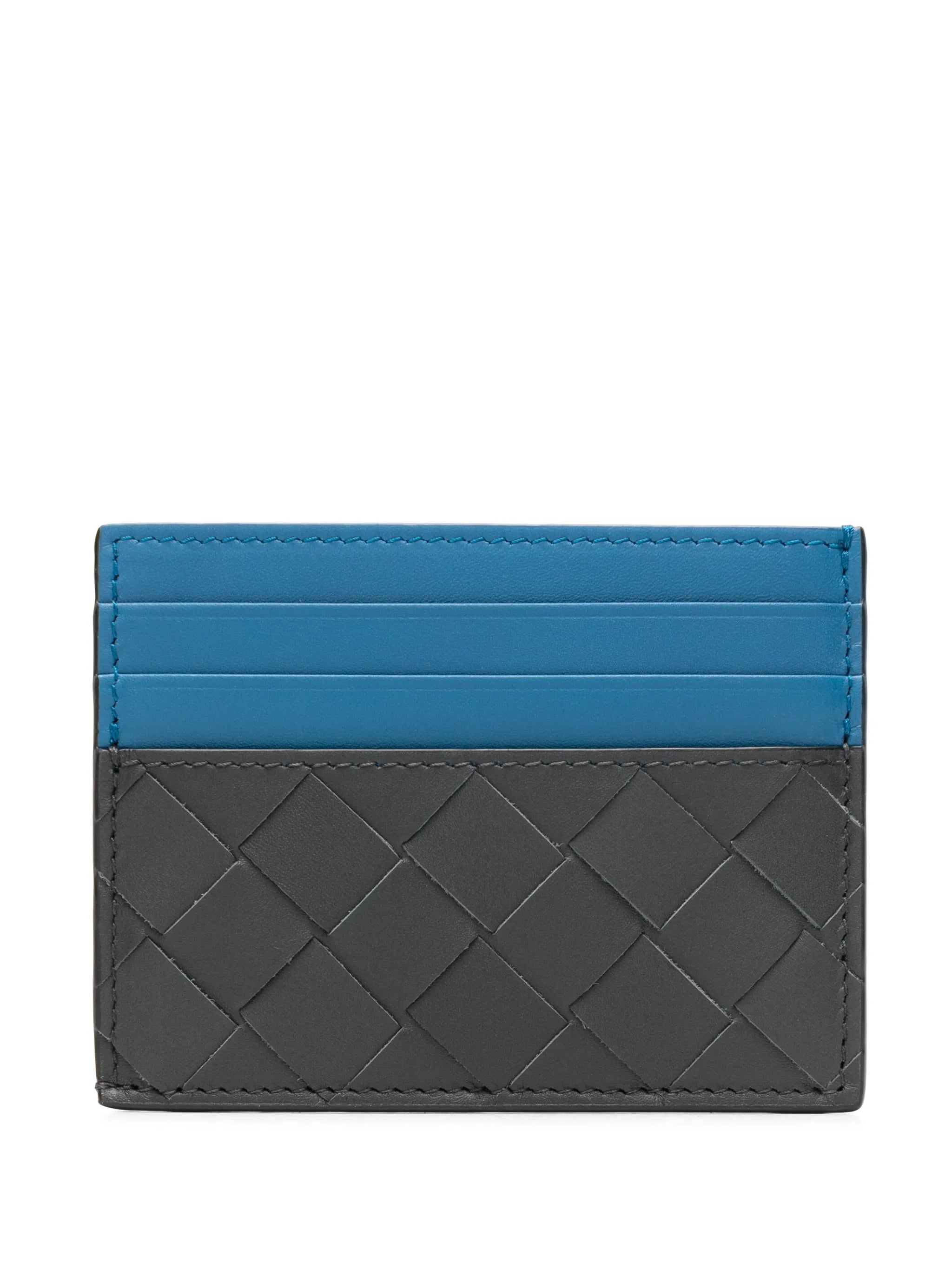 Intrecciato 15 leather wallet