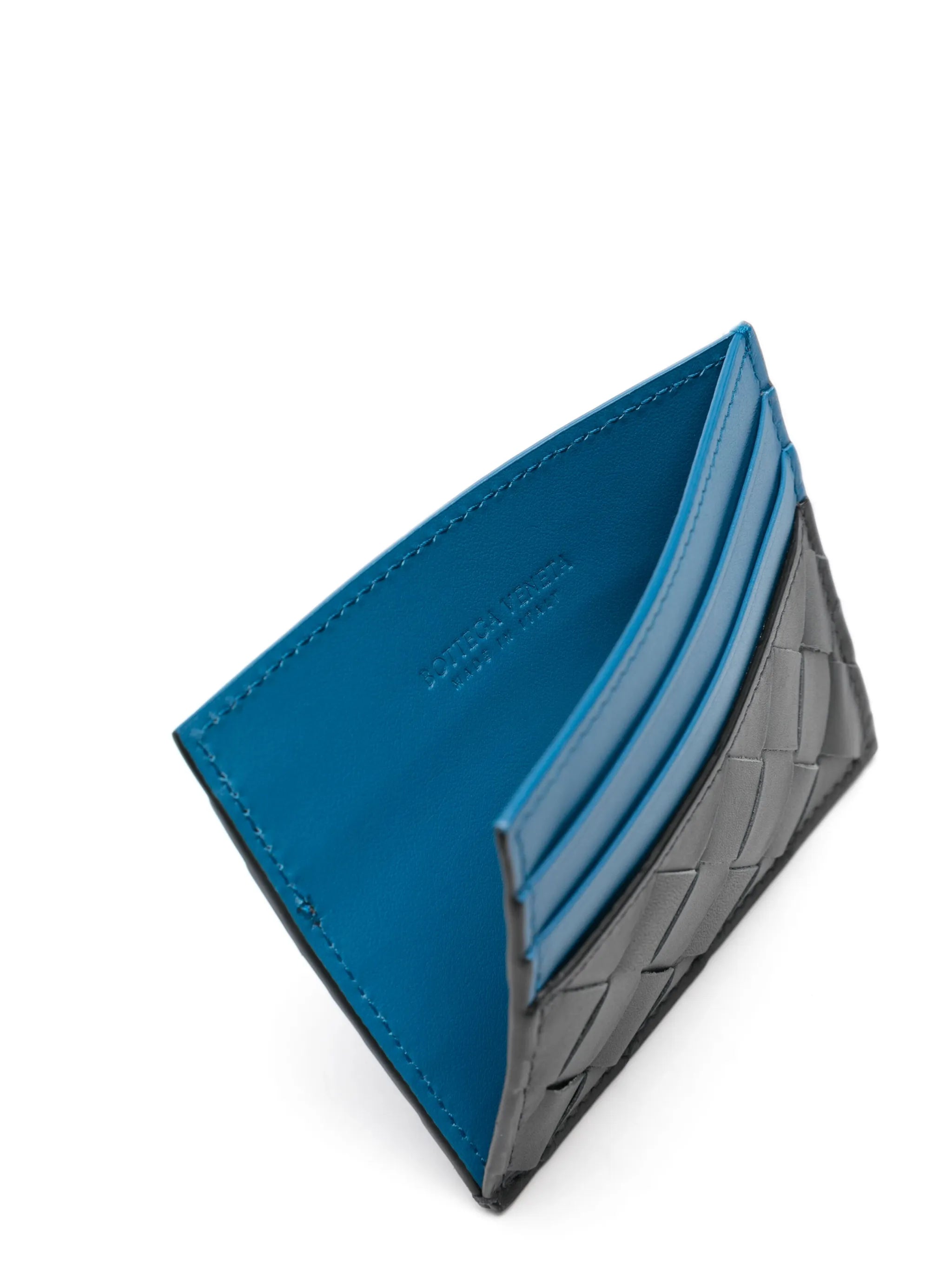 Intrecciato 15 leather wallet