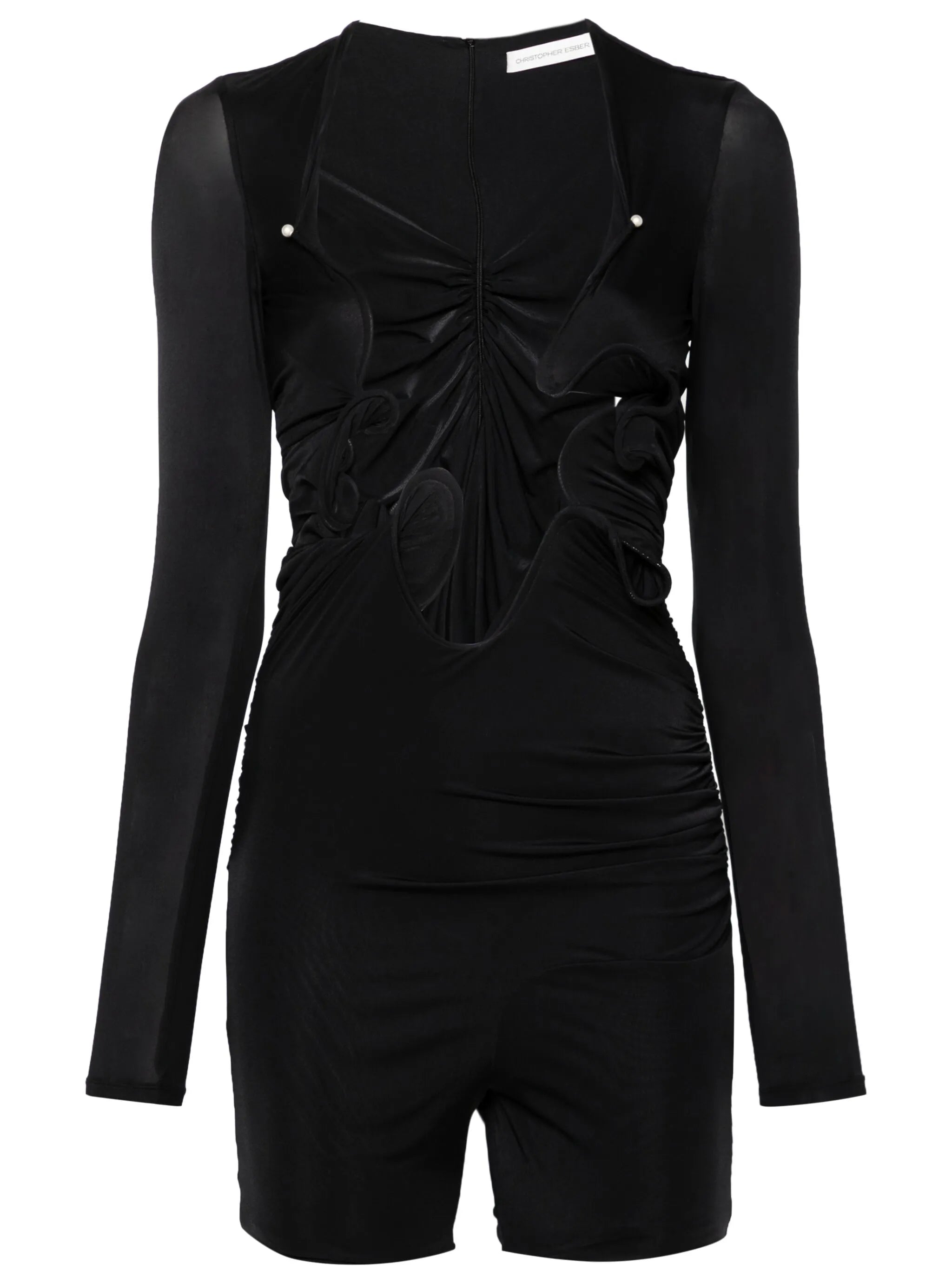 Venus cut-out playsuit