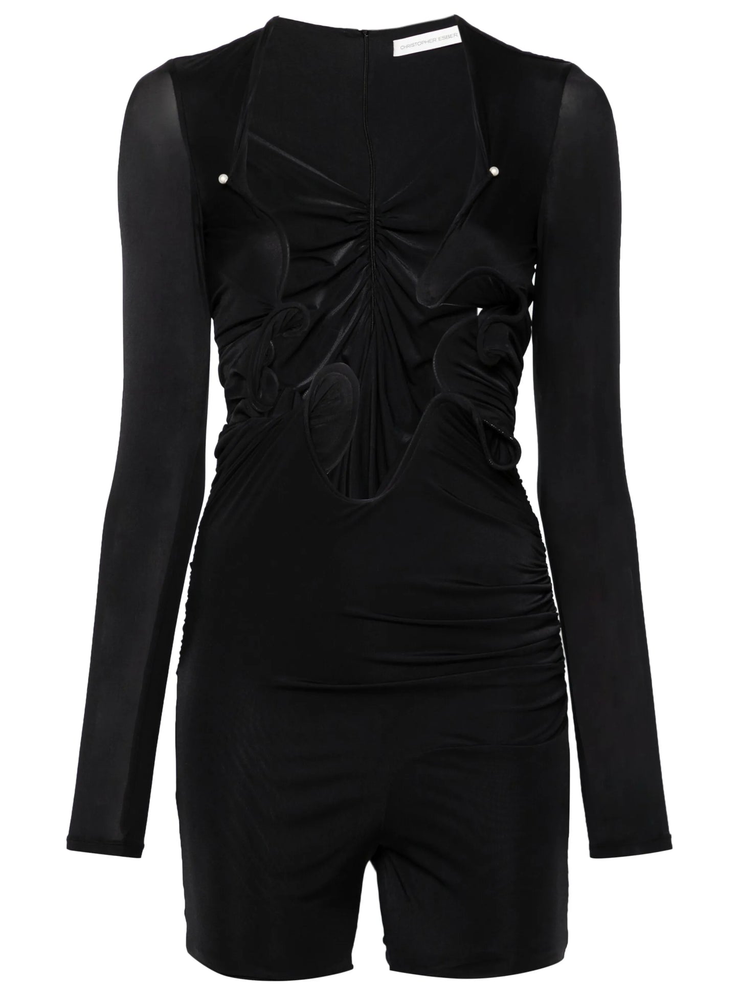 Venus cut-out playsuit